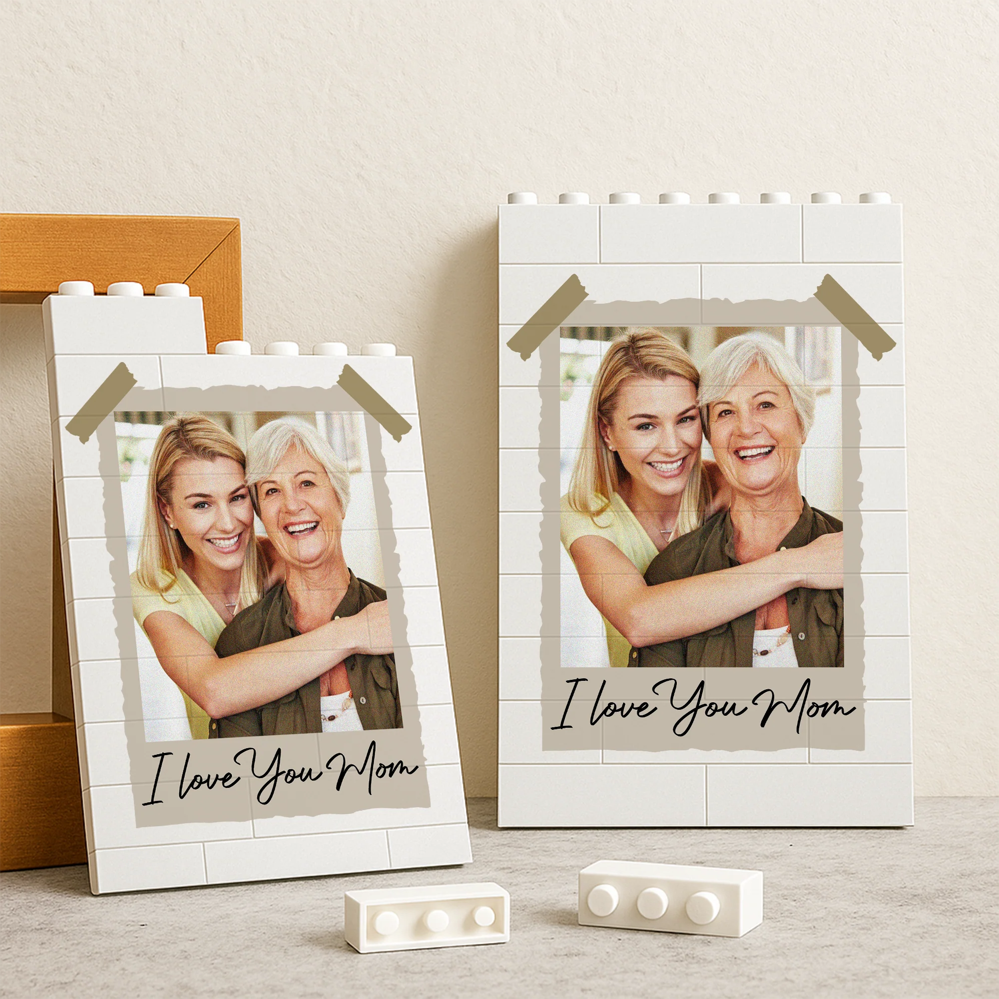 Custom Photo I Love You Mom Building Brick Blocks – Personalized Mother's Day Gifts CH07 911144 - Image 3
