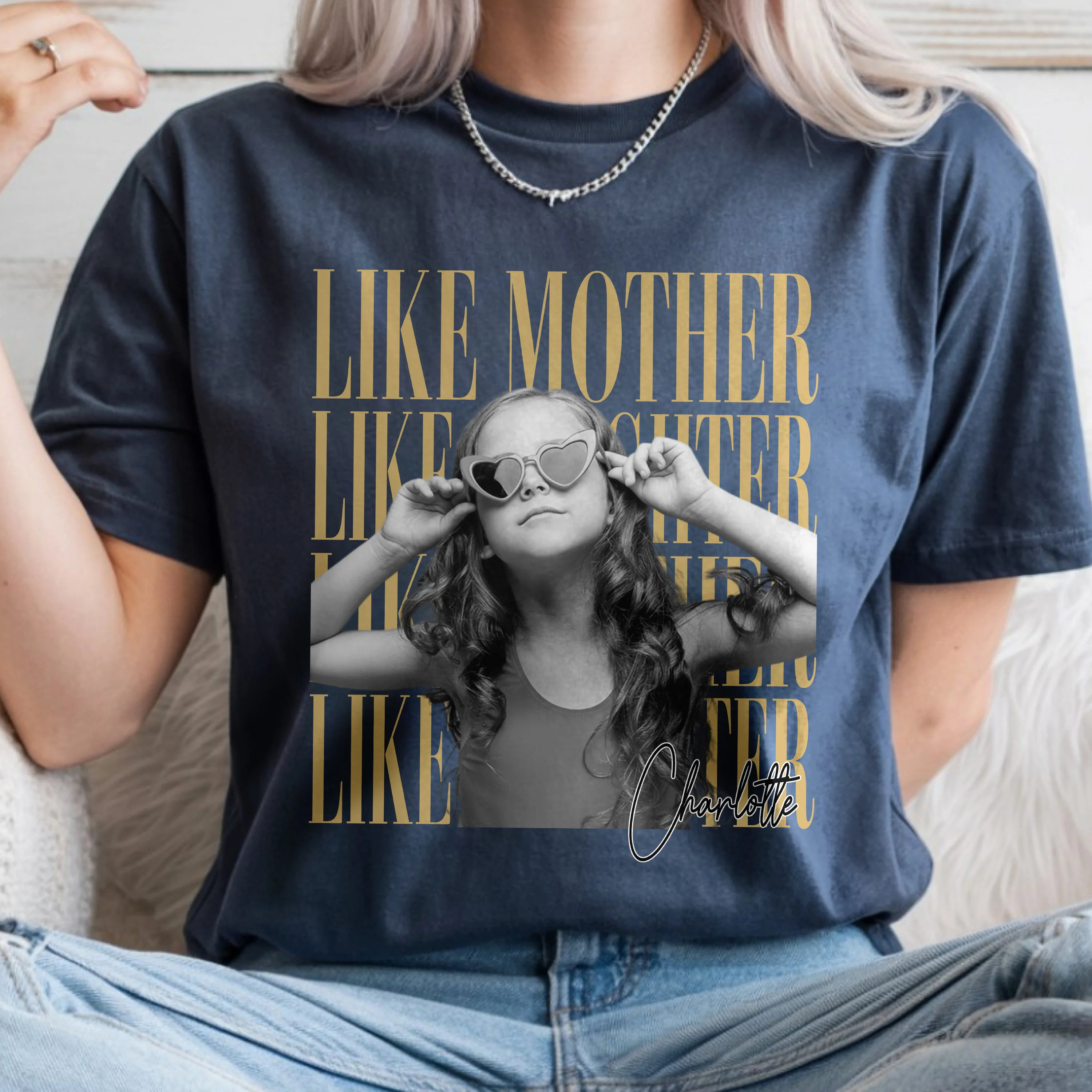 Custom Photo Like Father Like Daughter Comfort Shirt HO82 902690 - Image 6
