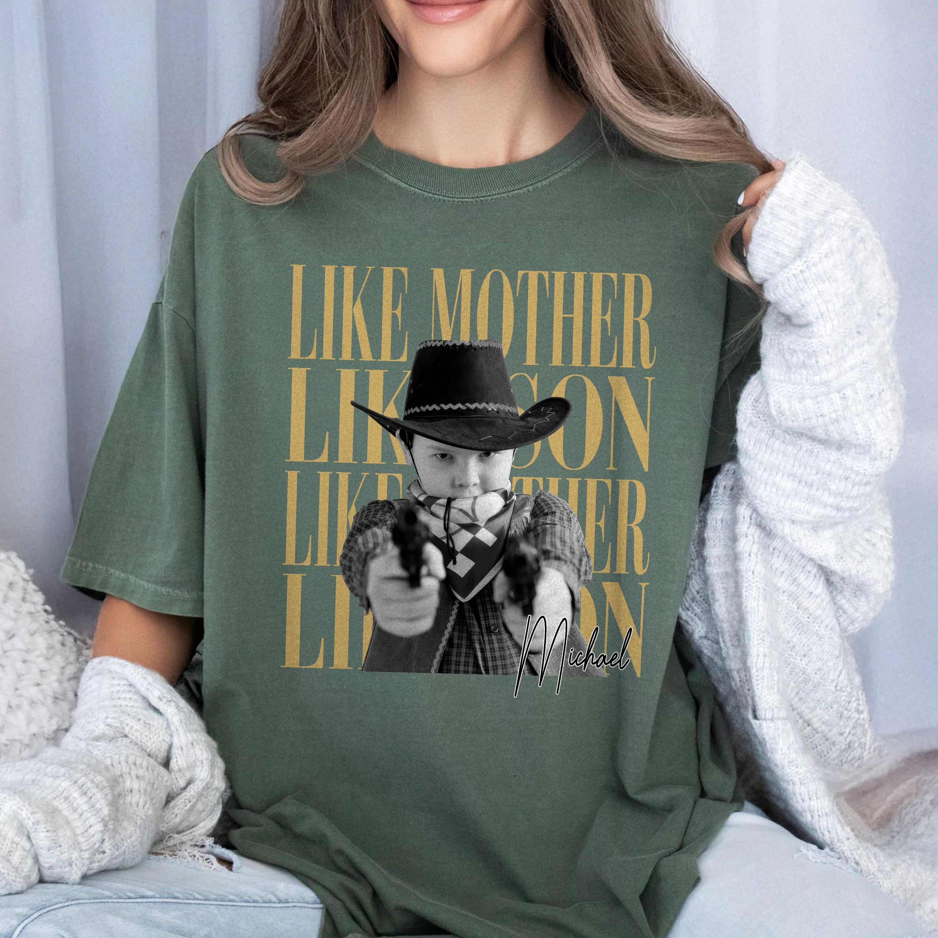 Custom Photo Like Father Like Daughter Comfort Shirt HO82 902690 - Image 7