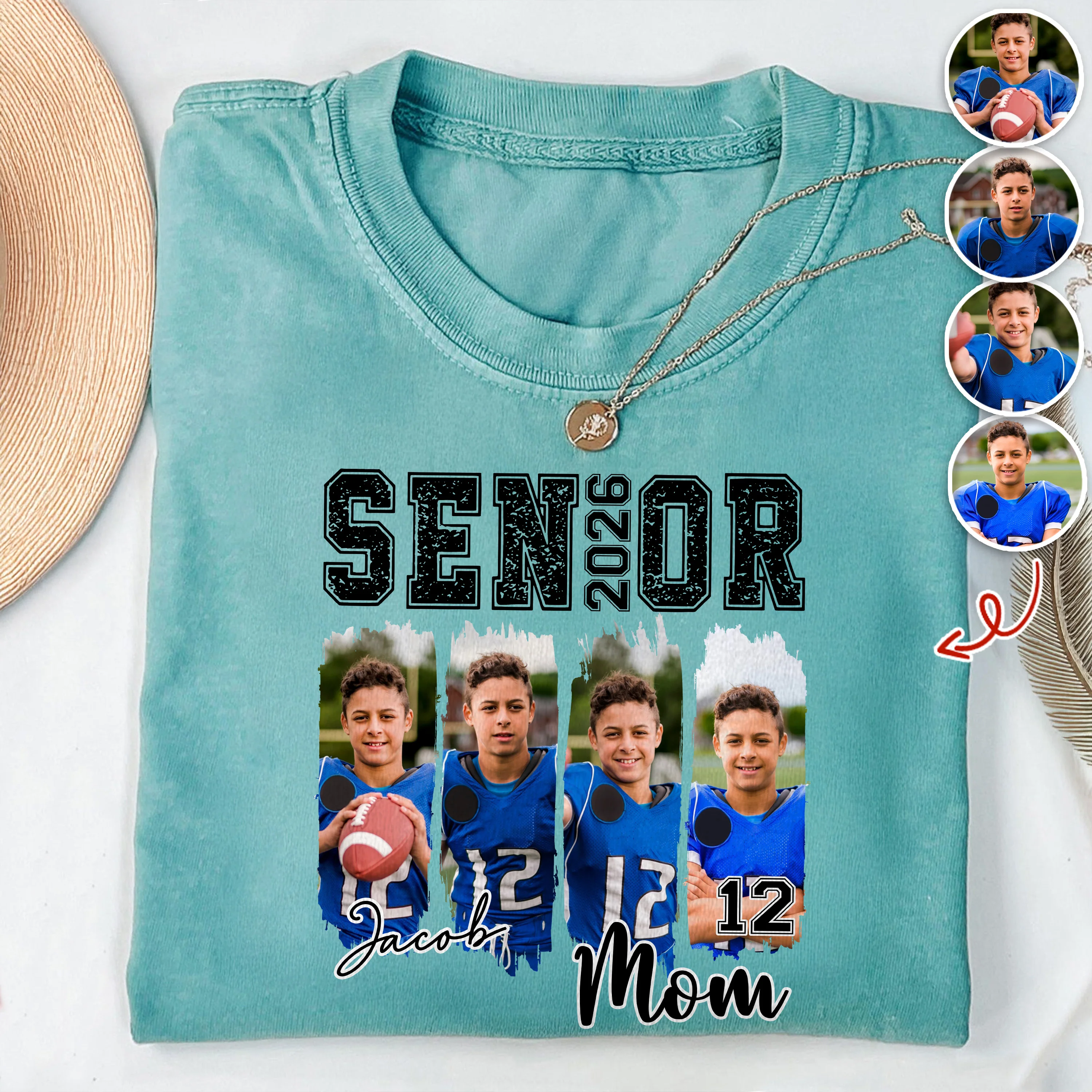 Custom Photo Senior Mom Graduation Celebration Comfort shirt TH10 898361 - Image 6