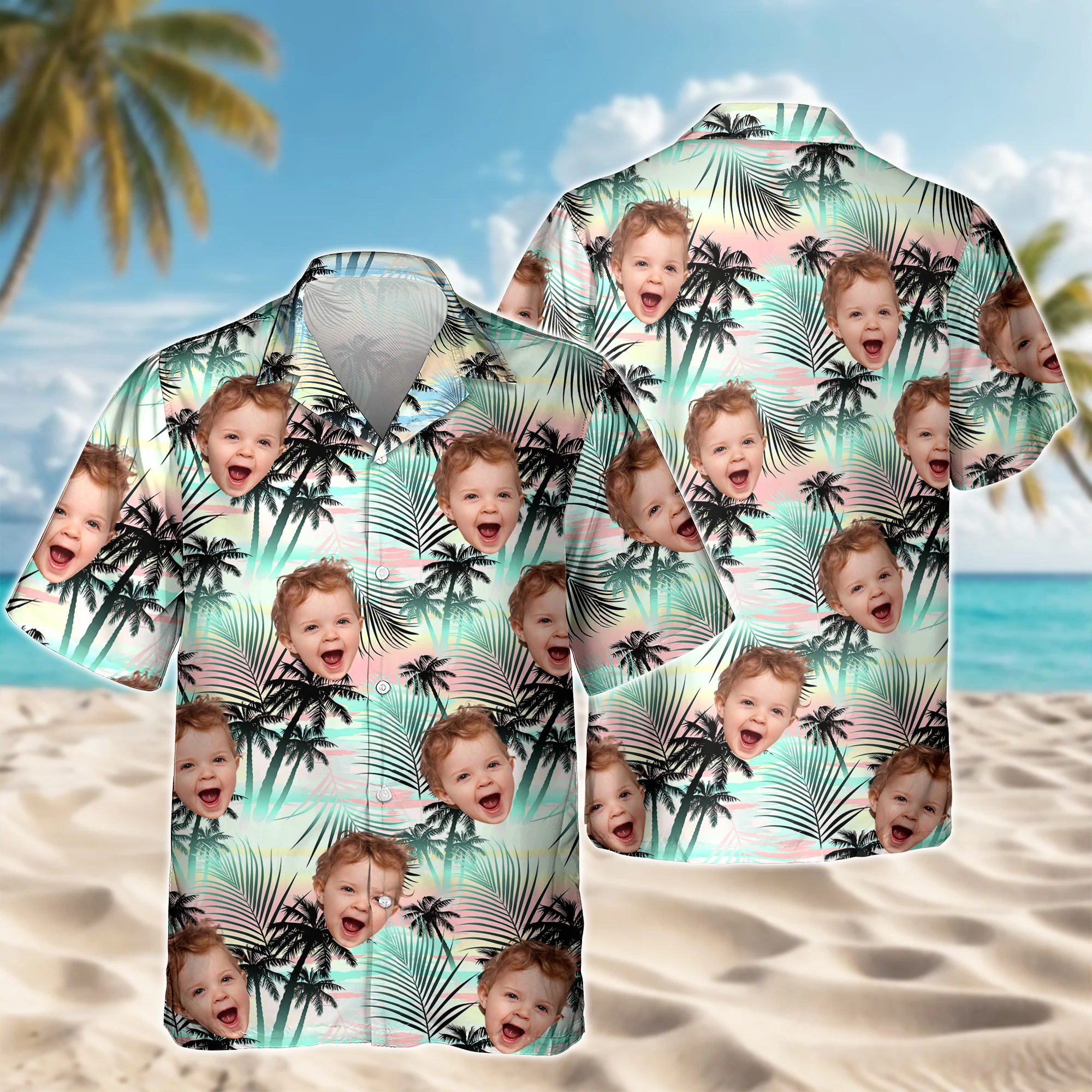 Custom Photo Tropical Summer Hawaii Shirt HO82 902380 - Image 6