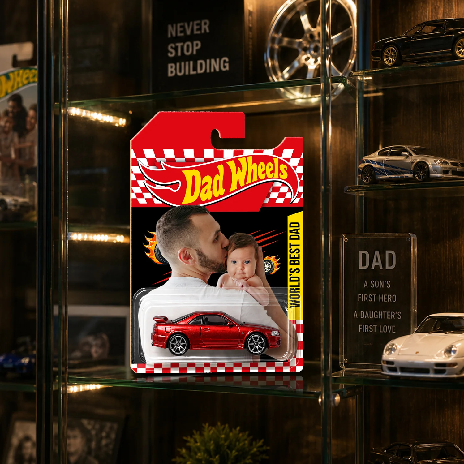 Custom Photo World's Best Dad Wheels Gift For Father’s Day CH07 911698 - Image 3