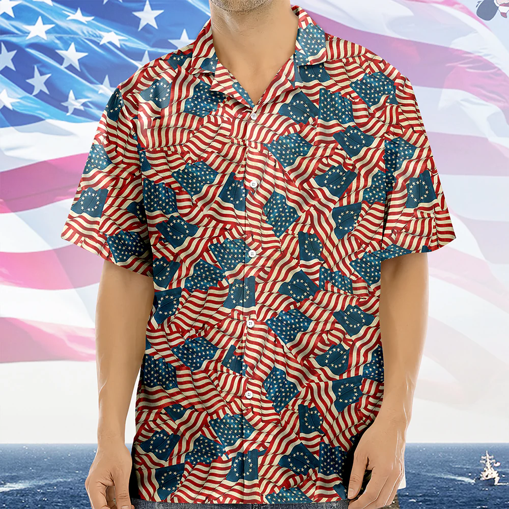 Personalized America 250th Birthday Hawaii Shirt HO82 901454 - Image 6