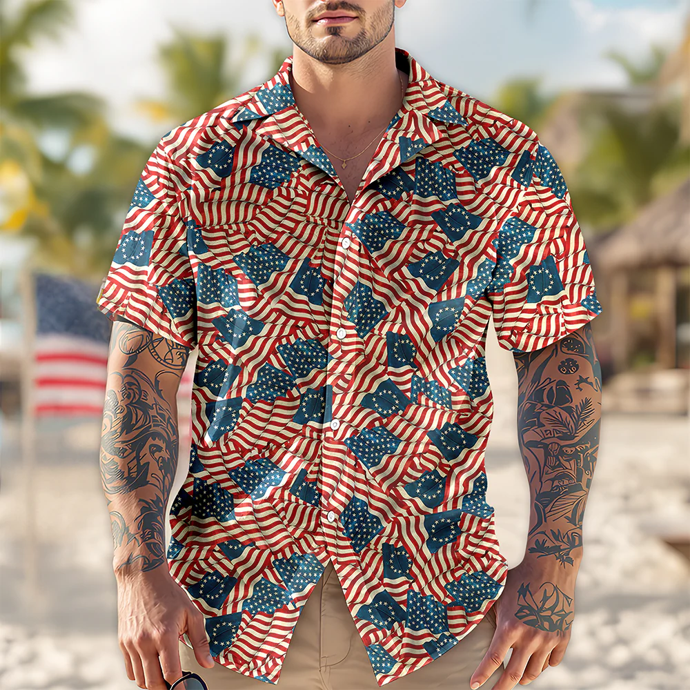 Personalized America 250th Birthday Hawaii Shirt HO82 901454 - Image 7