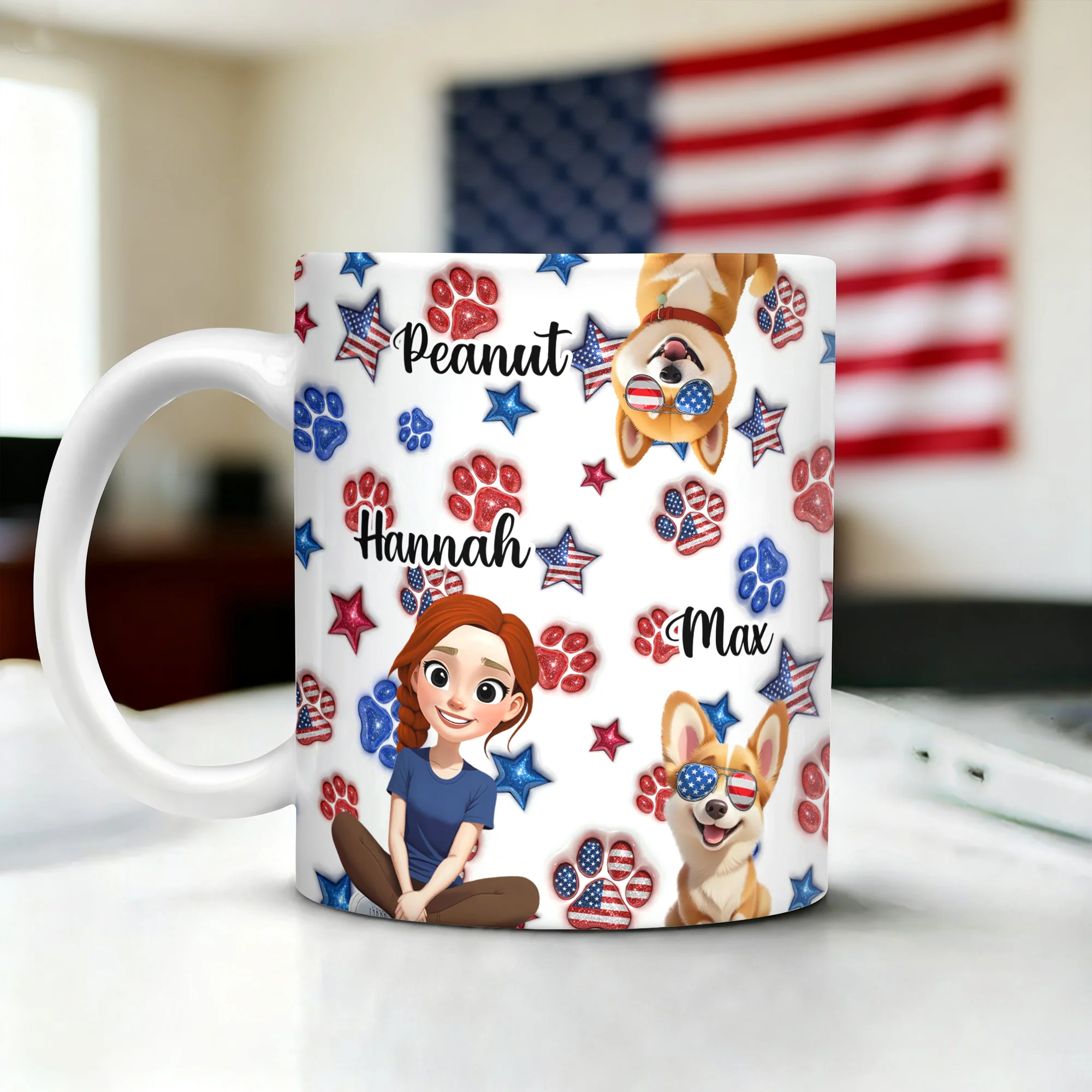 Personalized Dog America 250th Anniversary Gifts For Dog Mom HA75 920326 - Image 5