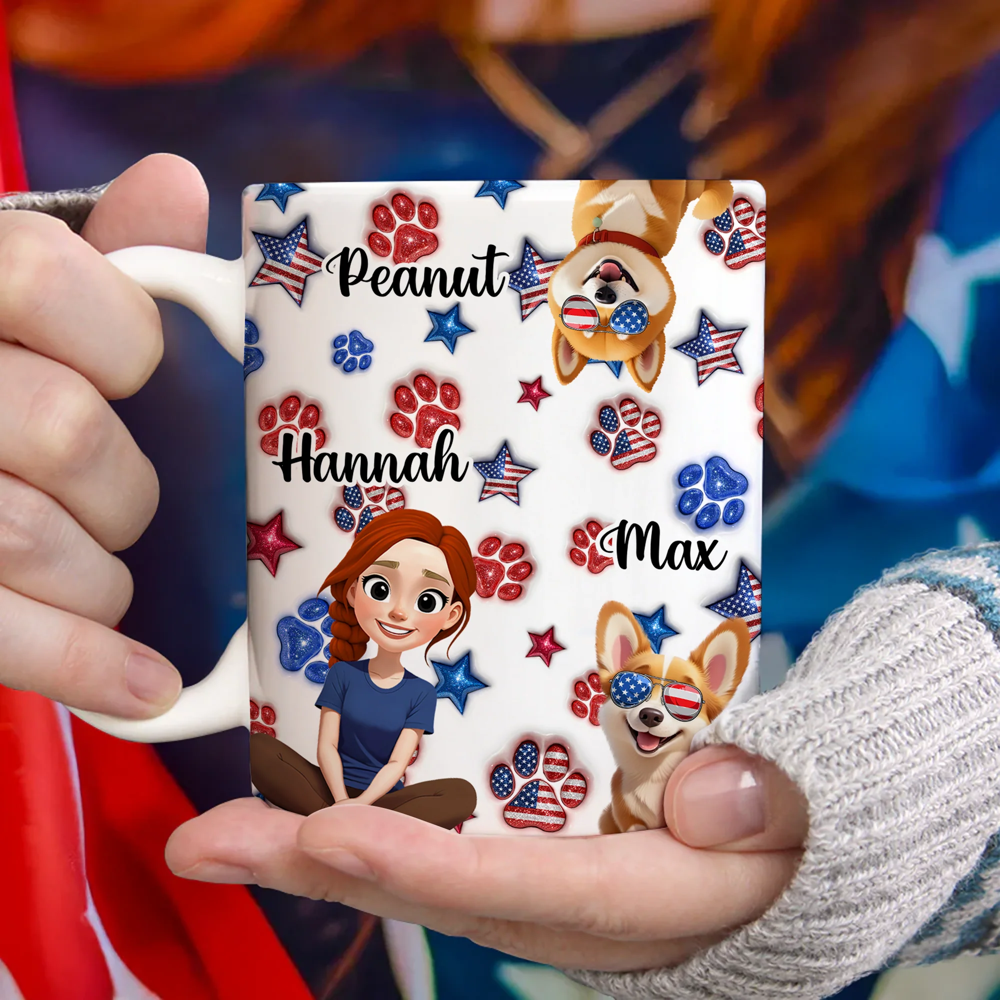 Personalized Dog America 250th Anniversary Gifts For Dog Mom HA75 920326 - Image 7