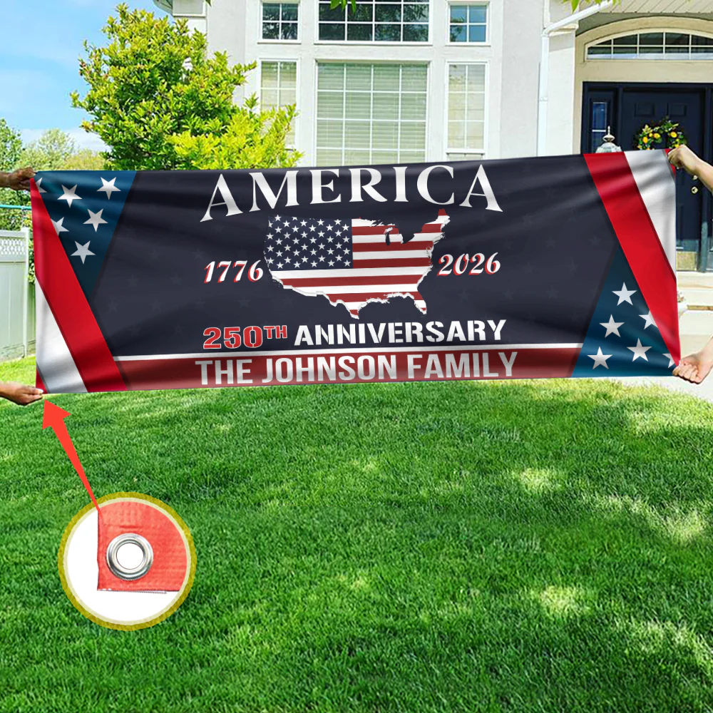 Personalized Family Name America 250th Anniversary Banner CH07 910636 - Image 6
