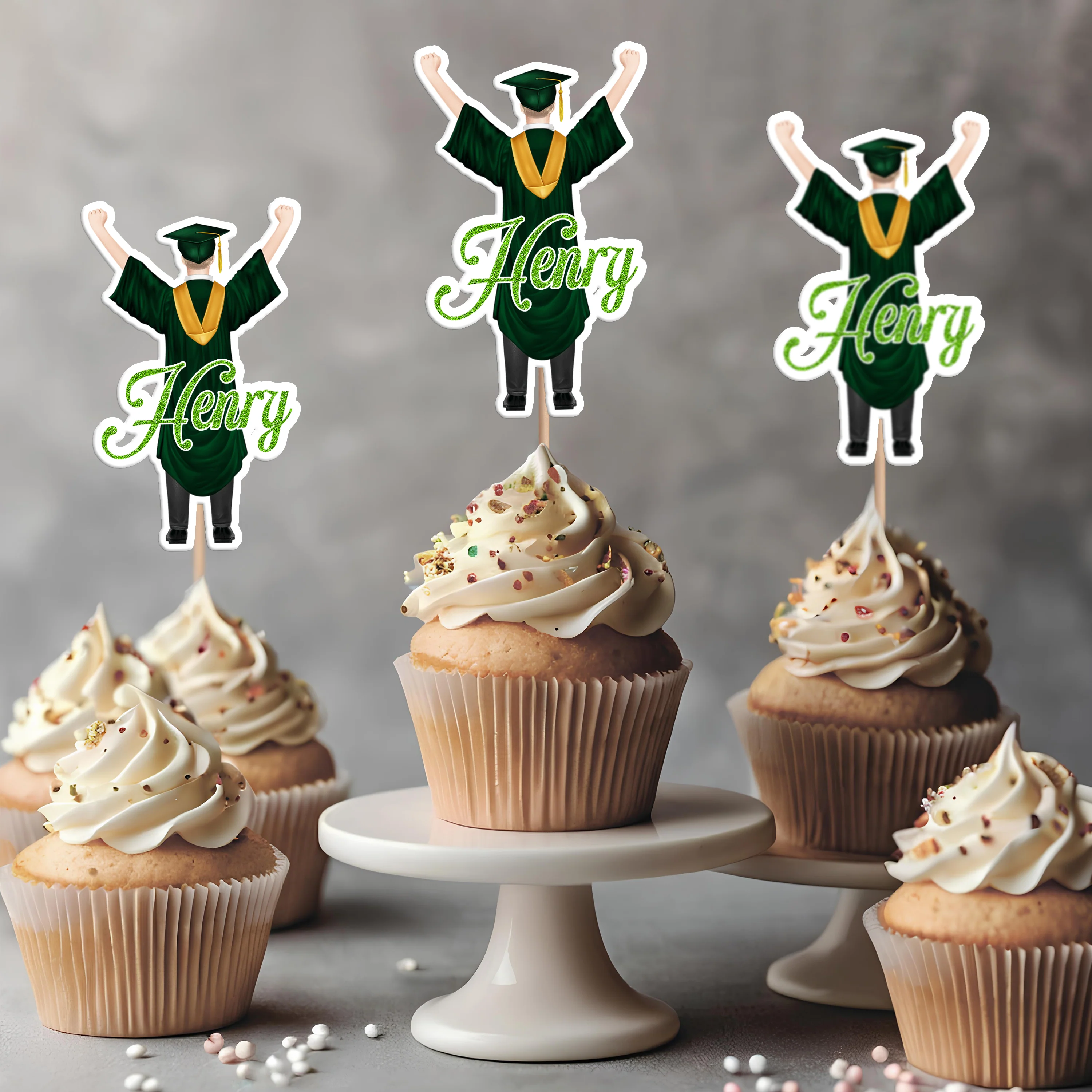Personalized Graduation Class Of 2026 Cupcake Topper HO82 901396 - Image 5