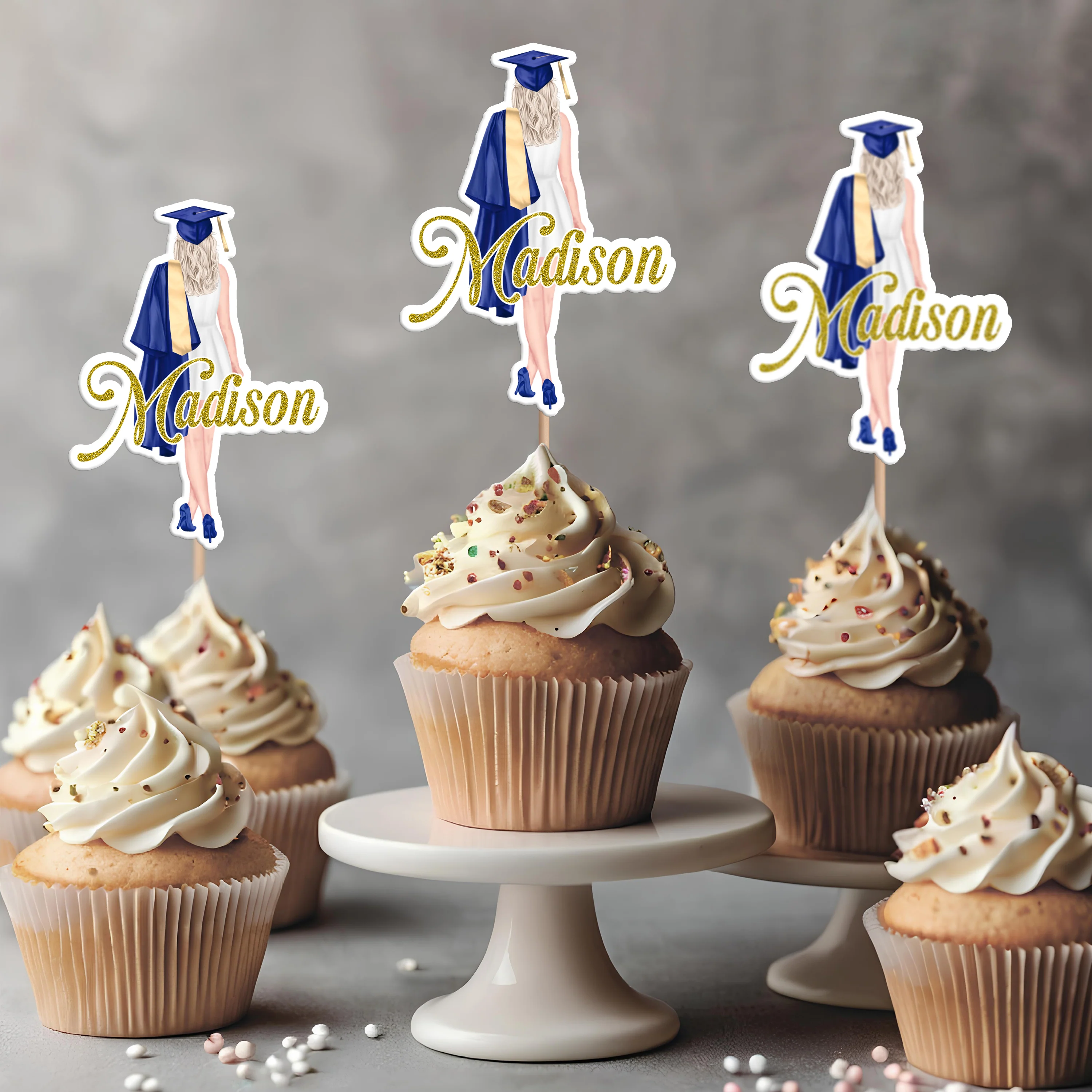 Personalized Graduation Girls Class Of 2026 Cupcake Topper HO82 901394 - Image 5