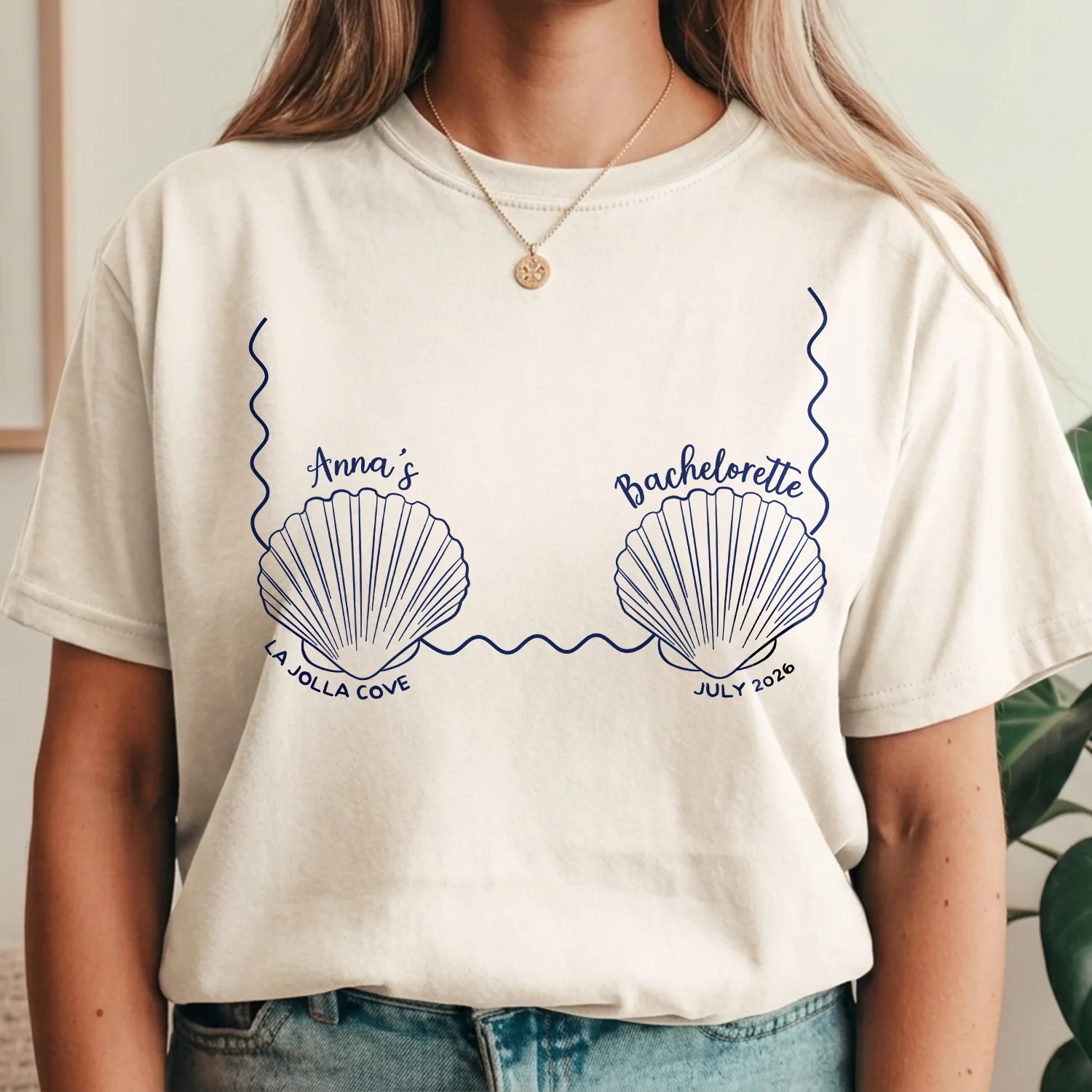 Personalized Mermaid Beach Bachelorette Comfort Shirt – Bride Tribe Gift LM32 669495 - Image 3