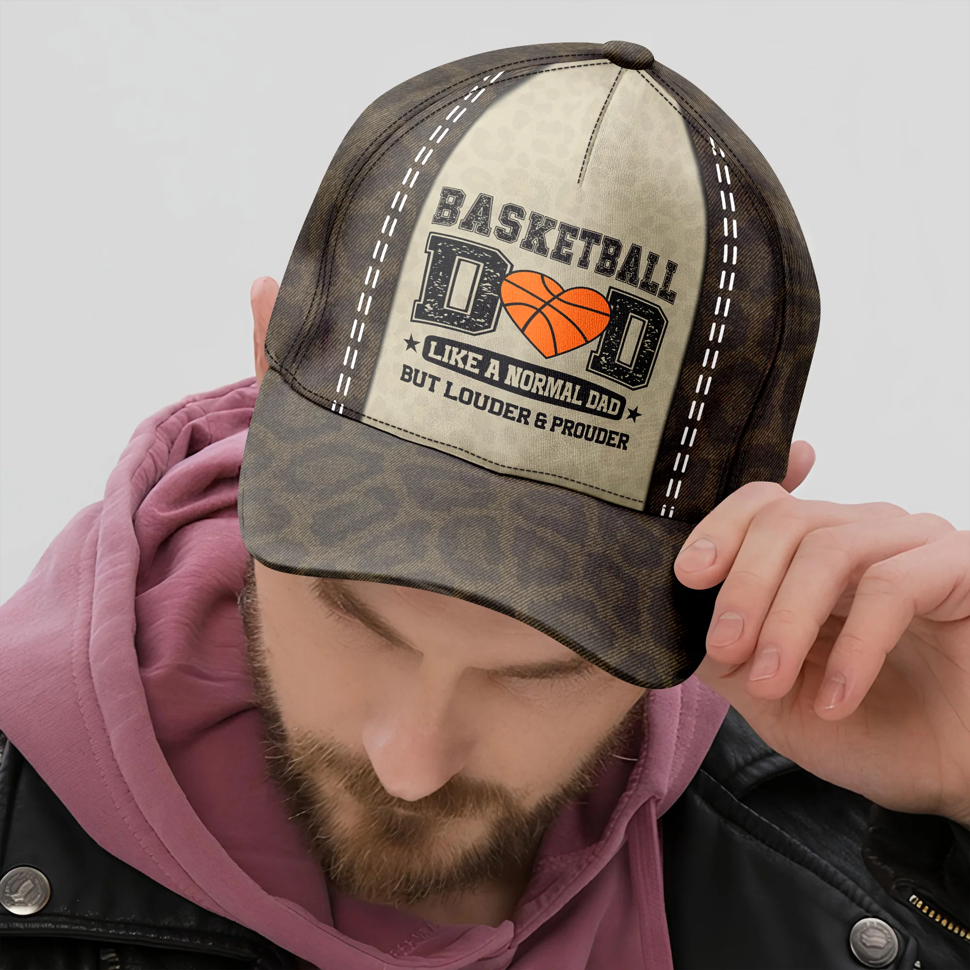 Personalized Sports Mom, Dad - Like A Normal But Louder & Prouder AOP Cap LM32 899239 - Image 6