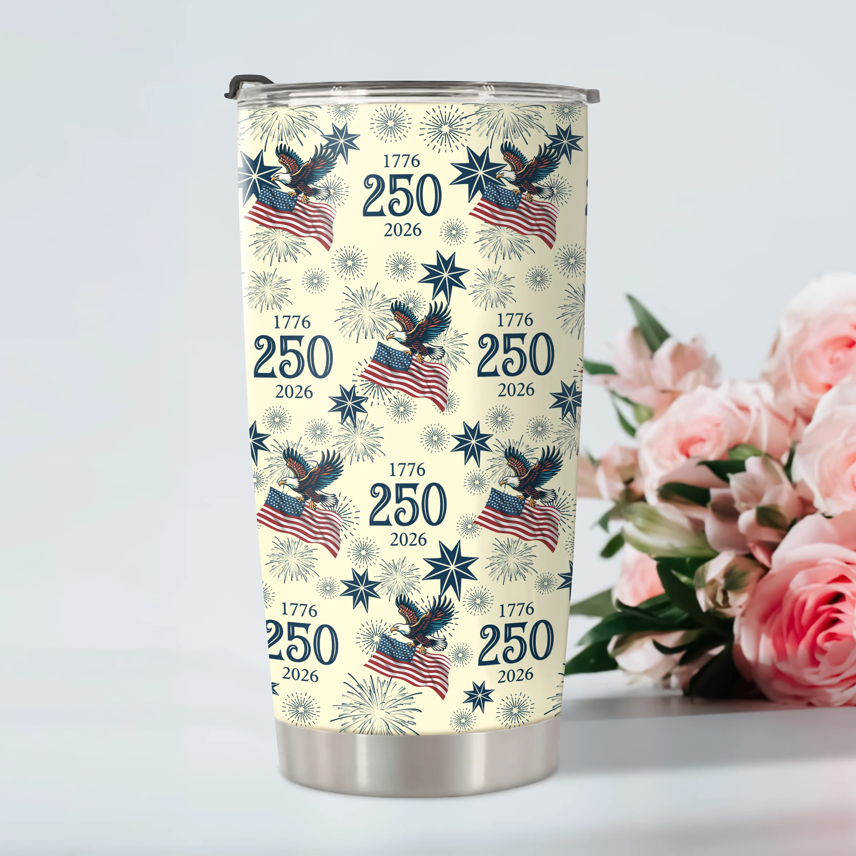 Personalized USA 250 Anniversary Eagle 1776-2026 Fat Tumbler HA75 920306 - Image 6
