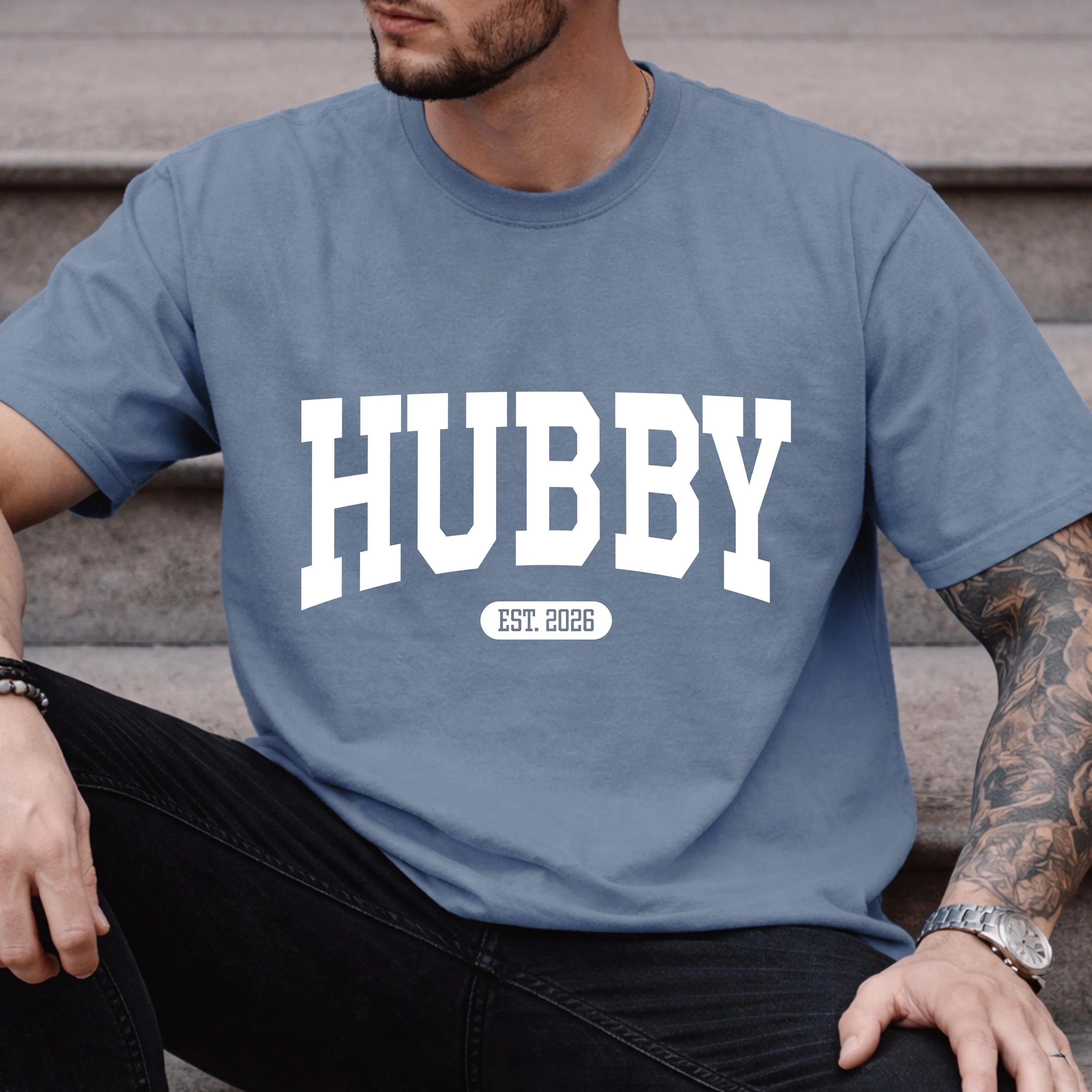 Personalized Wifey, Hubby Est 2026 Comfort Shirt – Perfect Gift for Couples LM32 899655 - Image 5