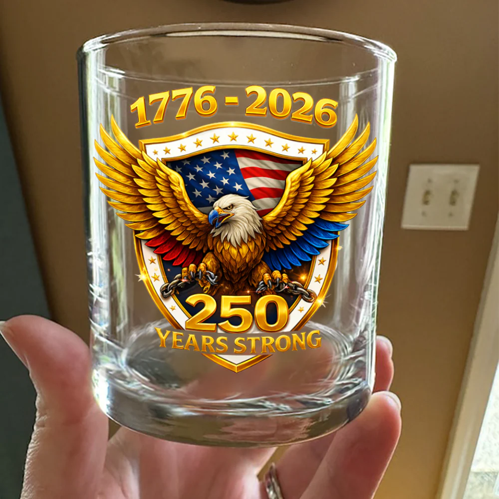 Unites State 250 Years Strong Whiskey Glass CH07 910300 - Image 3