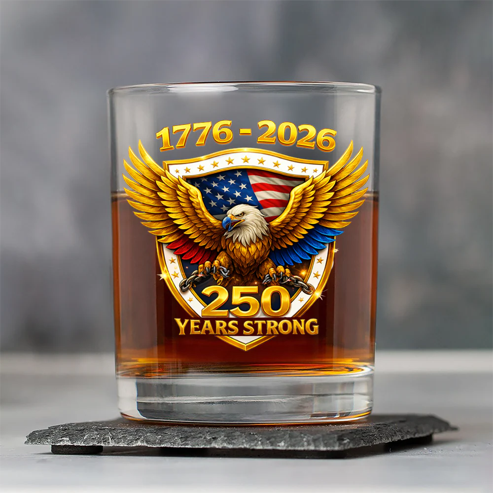 Unites State 250 Years Strong Whiskey Glass CH07 910300 - Image 4