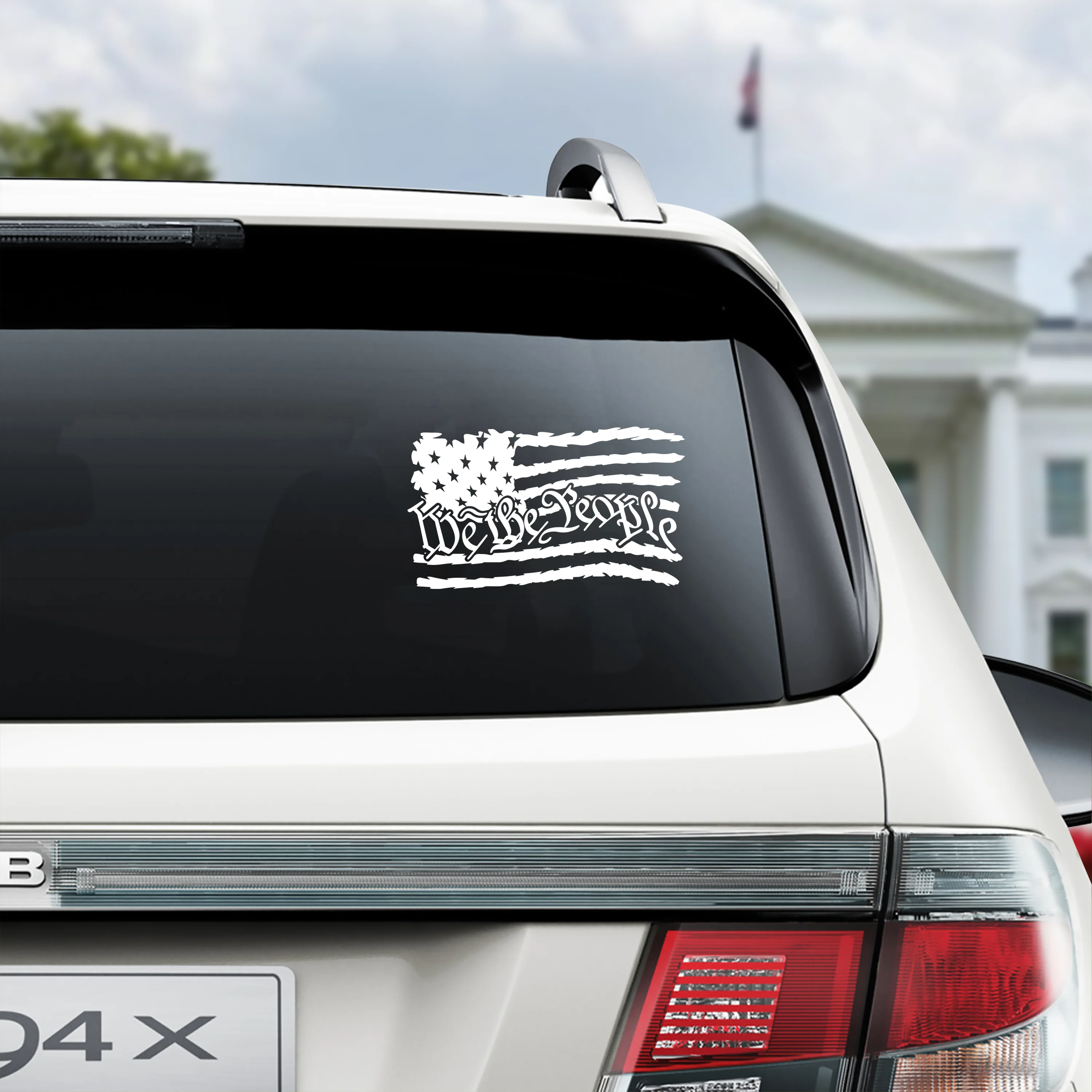 We The People American Flag Car Window Decal Sticker HA75 898986 - Image 5