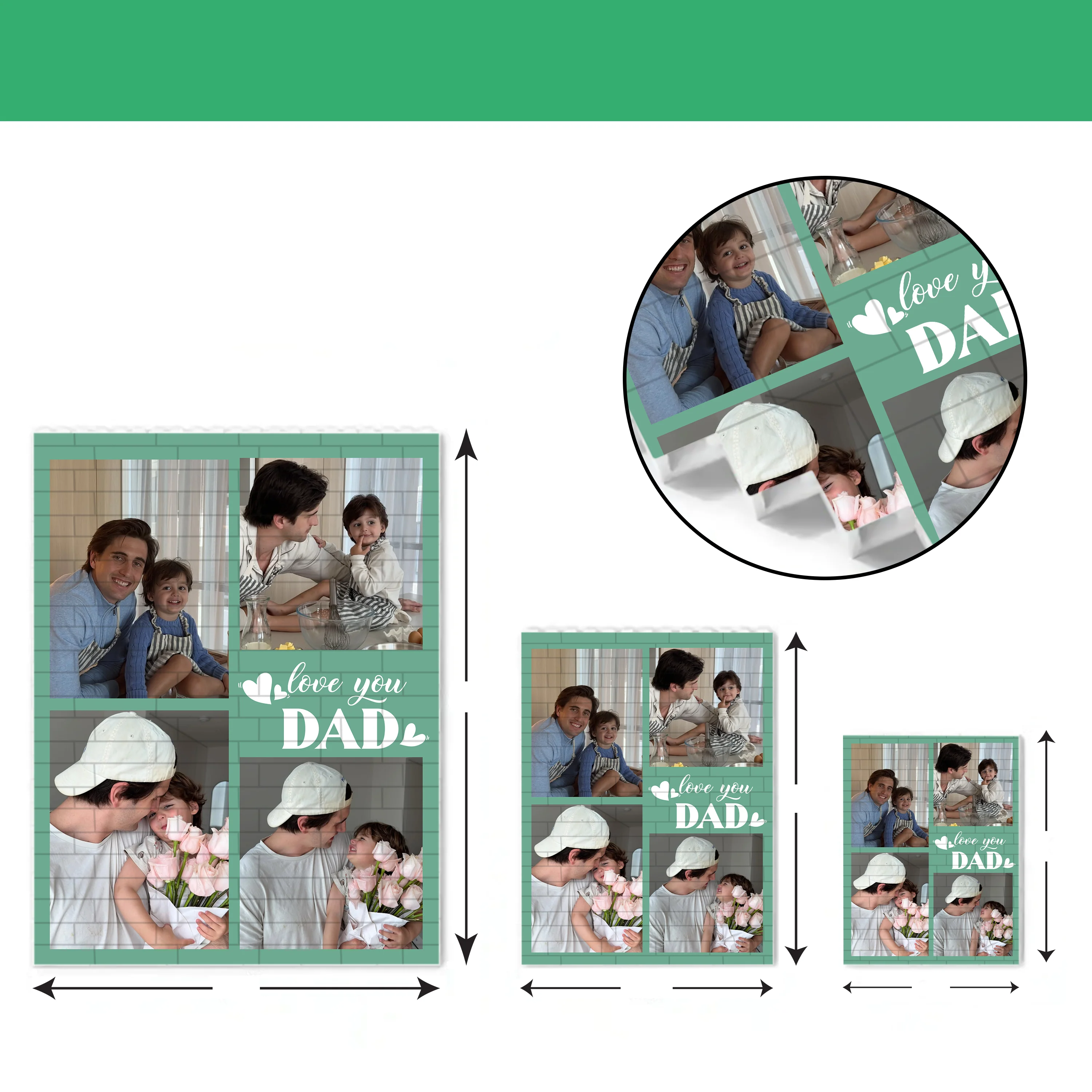 Custom Photo Custom Love You Dad/Mom Building Block CH07 910730 - Image 8