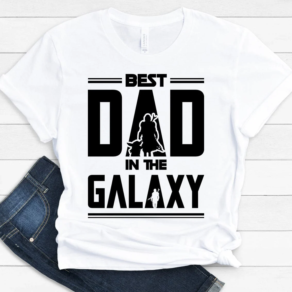 Best Dad In The Galaxy Family Shirt, HN590 - Image 2