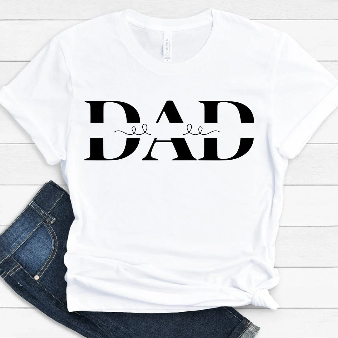Dad Text Family Shirt, HN590