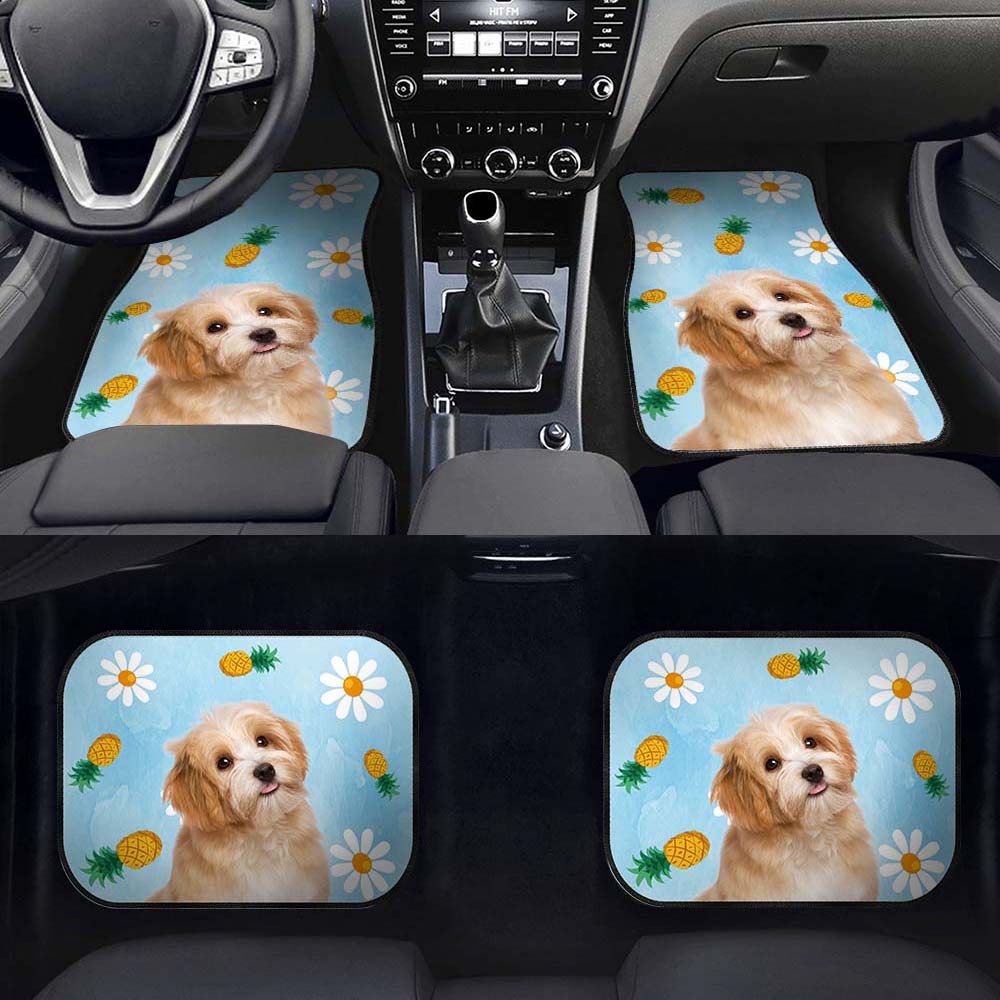 Upload Photo Personalized Gift For Dog Lover Car Mat, HN590 - Image 5