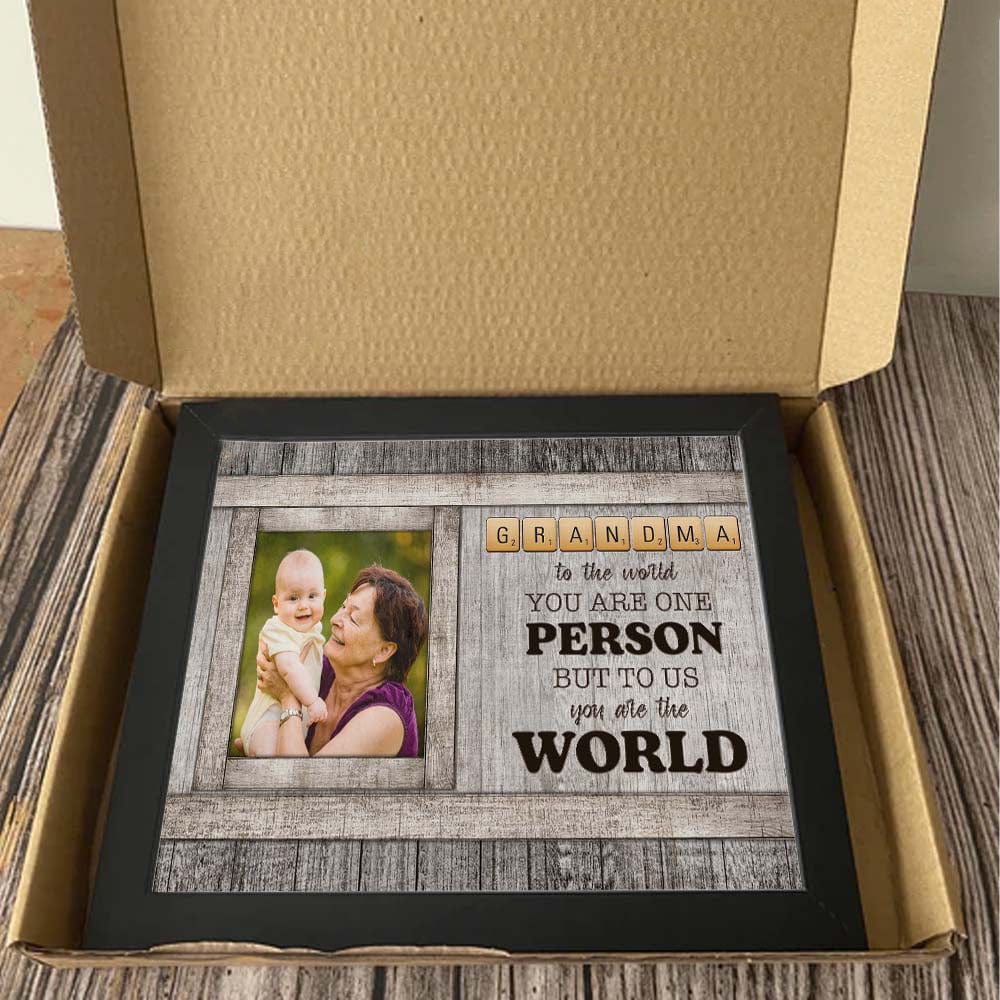 To Us You Are The World Family Picture Frame Upload Photo, HN590 - Image 7