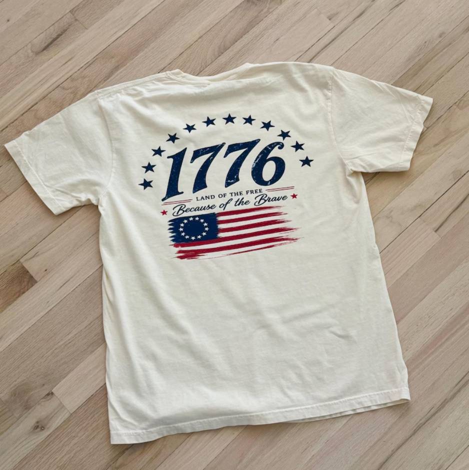 1776 Patriotic USA Flag Vintage Style Comfort Shirt HO82 902532 - Image 9