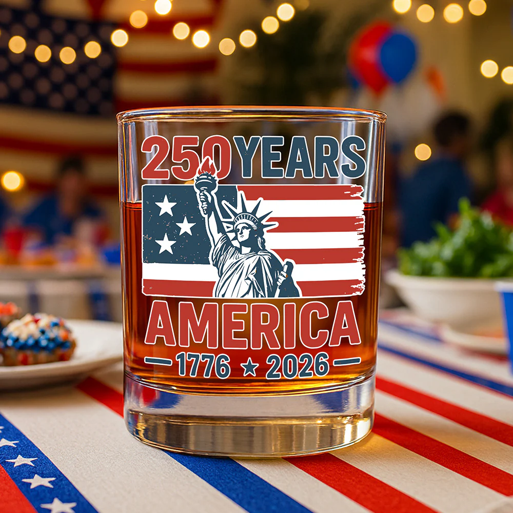 250 Years America 1776 - 2026 Whiskey Glass HO82 894542 - Image 3