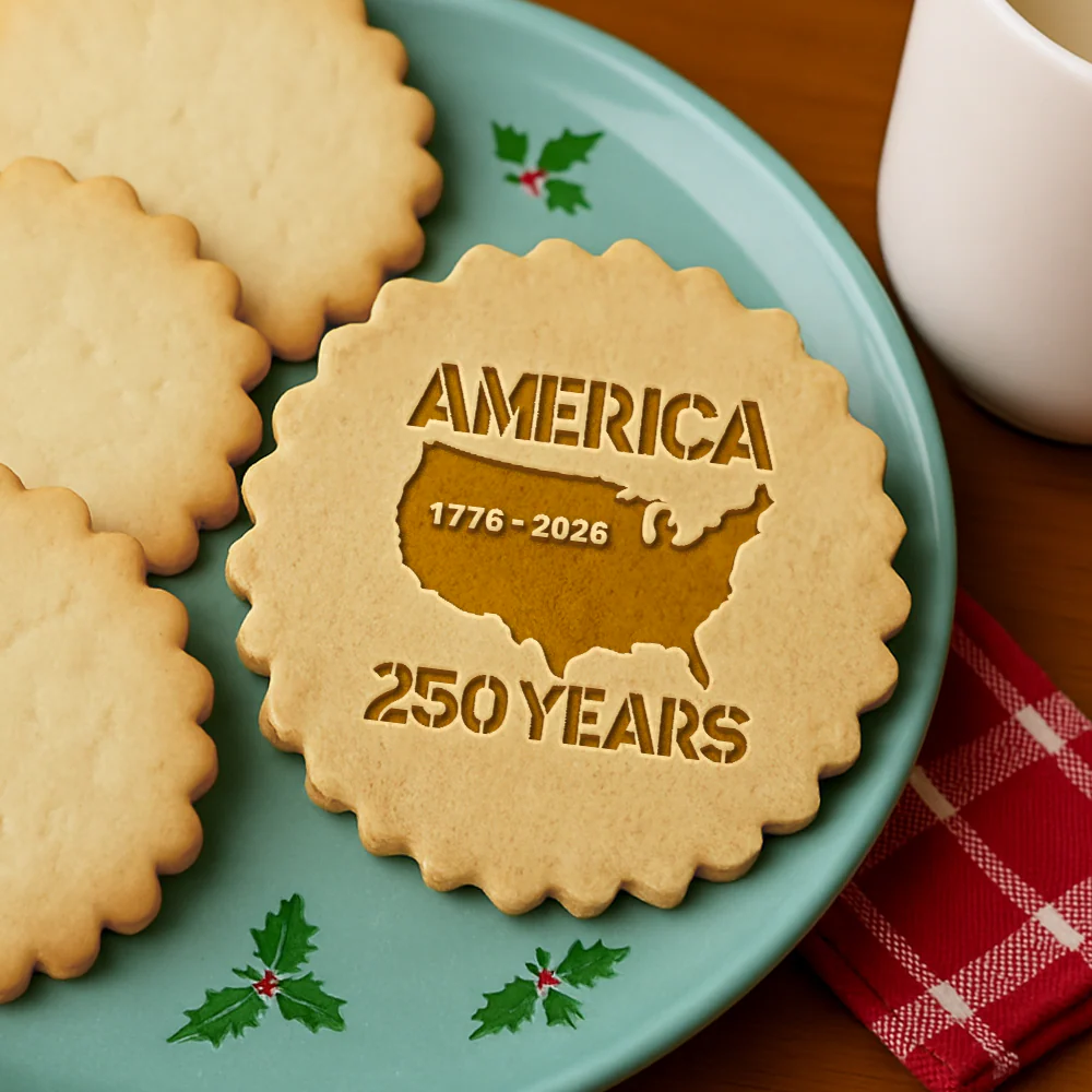 250 Years America Anniversary 250th Independence Cookie Stamp HO82 900656 - Image 3