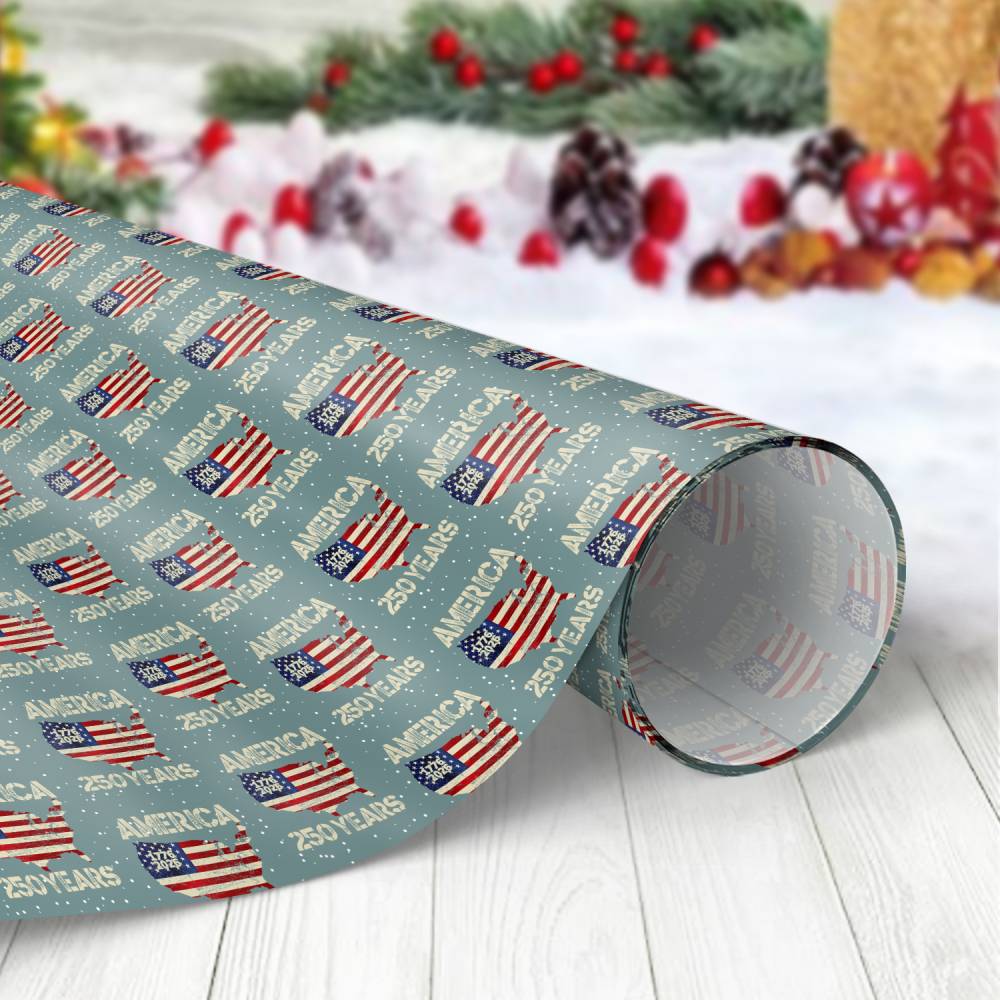 250 Years America Anniversary 250th Independence Day Wrapping Paper HO82 900698 - Image 4