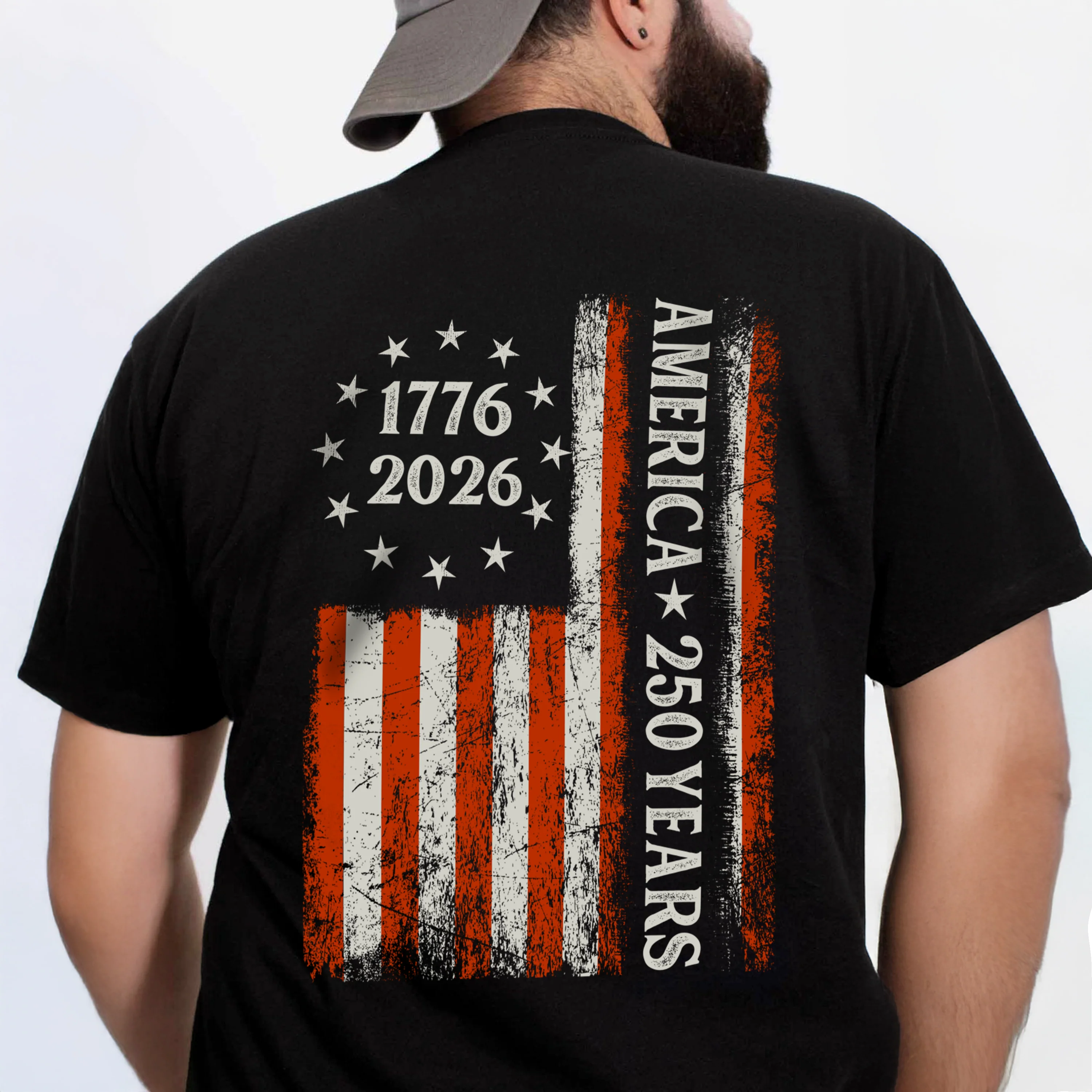 250 Years America Flag 250th Birthday 1776-2026 Dark Shirt HO82 894782 - Image 5