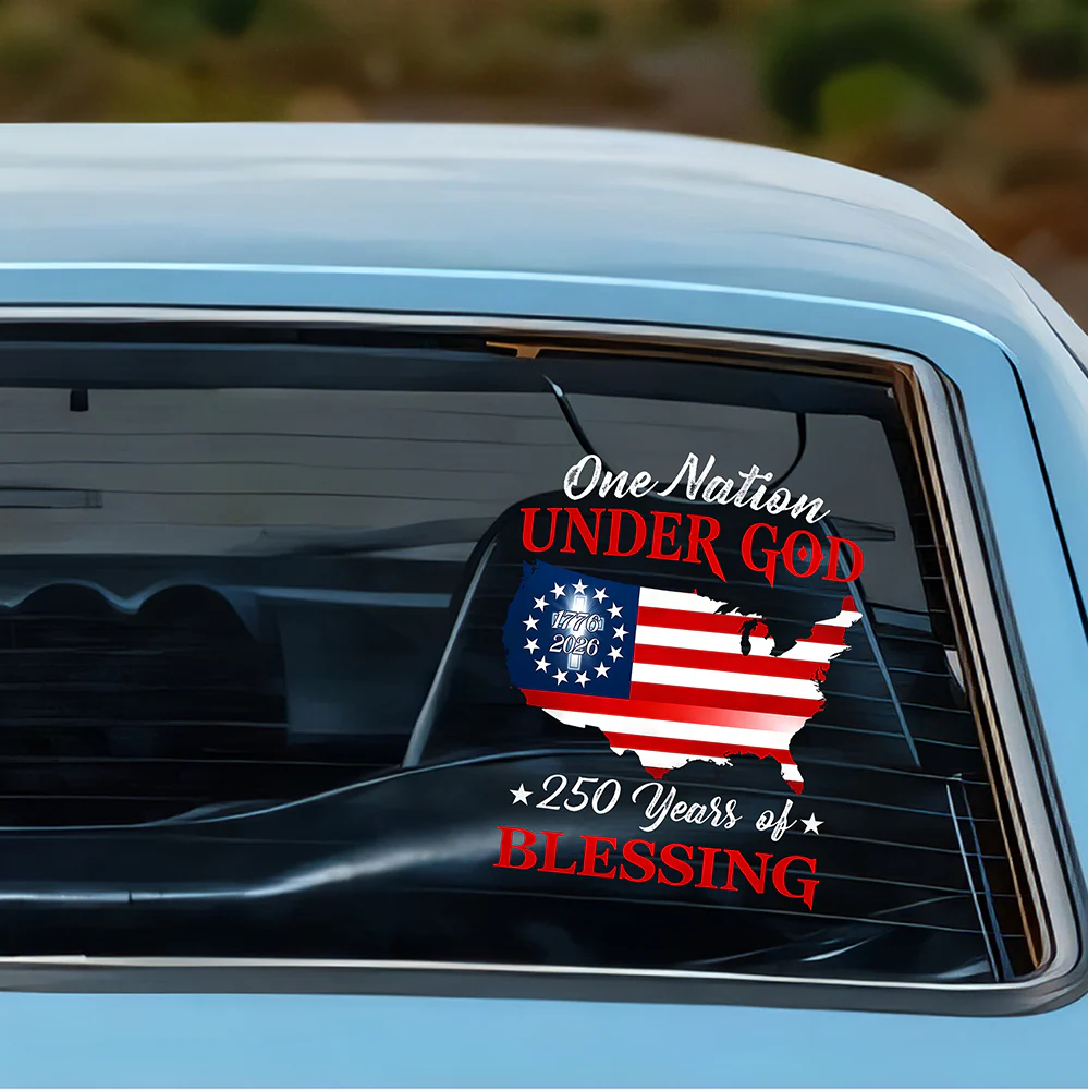 250 Years Of Blessing 1776 2026 One Nation Under God Car Sticker HO82 901296 - Image 10