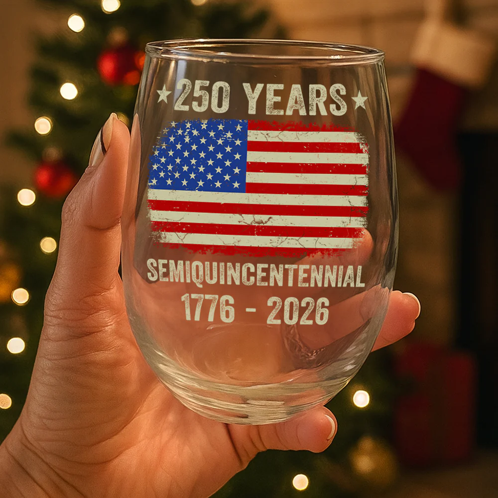 250th Anniversary United States Semiquincentennial Wine Glass HO82 894766 - Image 2