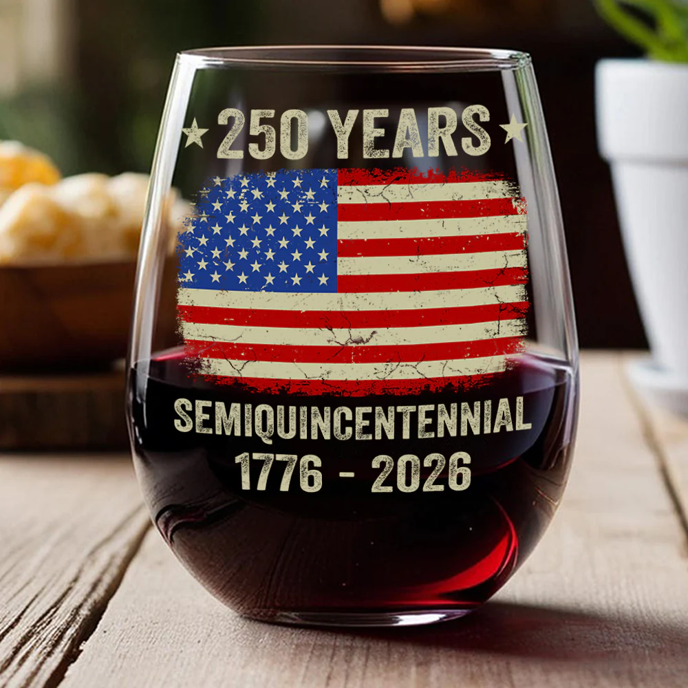250th Anniversary United States Semiquincentennial Wine Glass HO82 894766 - Image 5