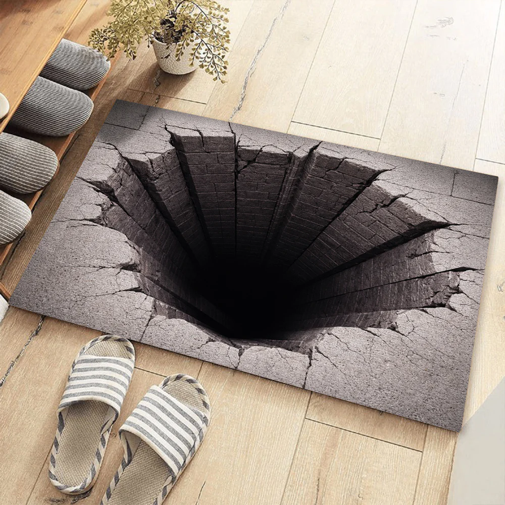 3D Vortex Illusion Doormat Personalized Gift Home, Outside Entry, Yard, Floor, Patio HO82 901132 - Image 2