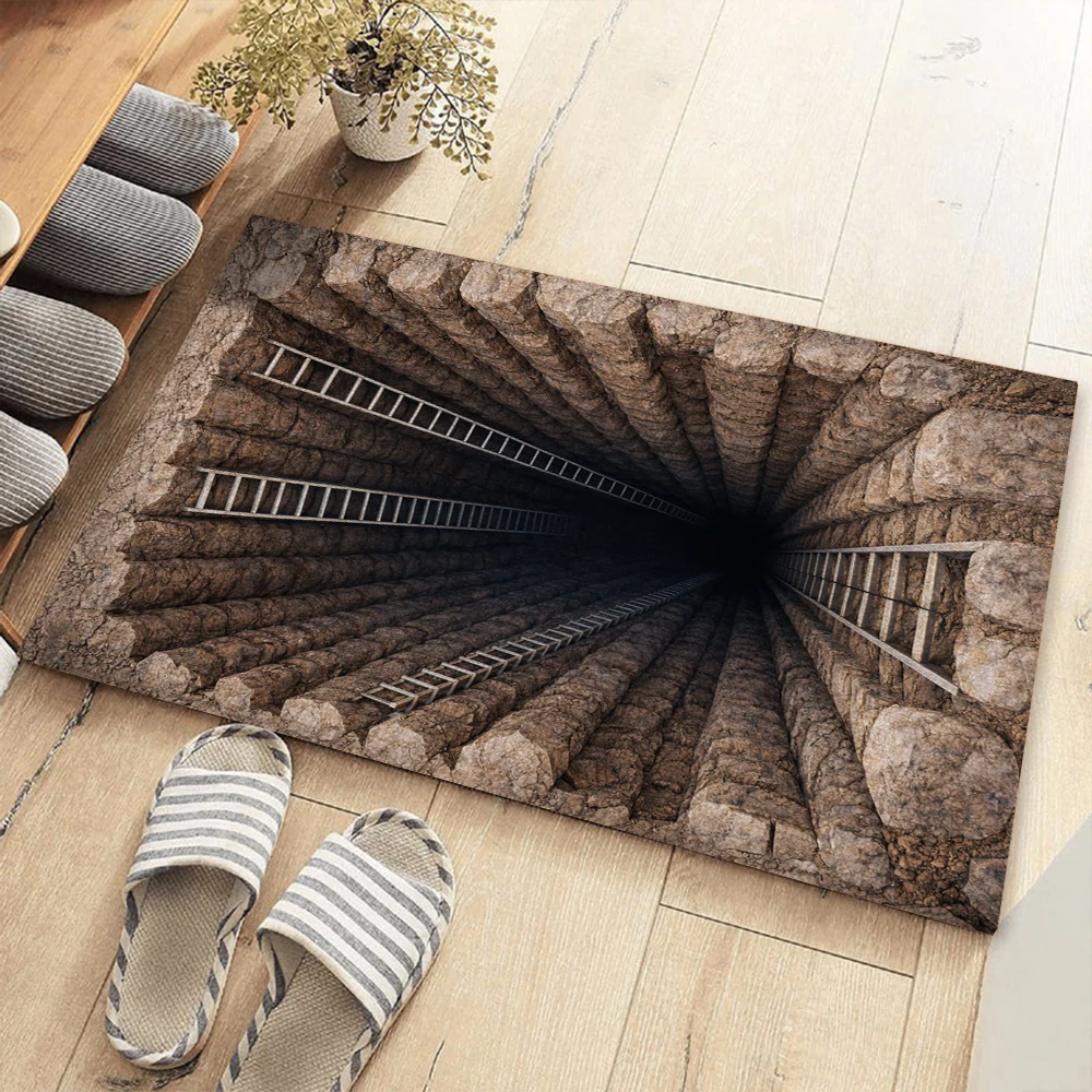 3D Vortex Illusion Doormat Personalized Gift Home, Outside Entry, Yard, Floor, Patio HO82 901132 - Image 3