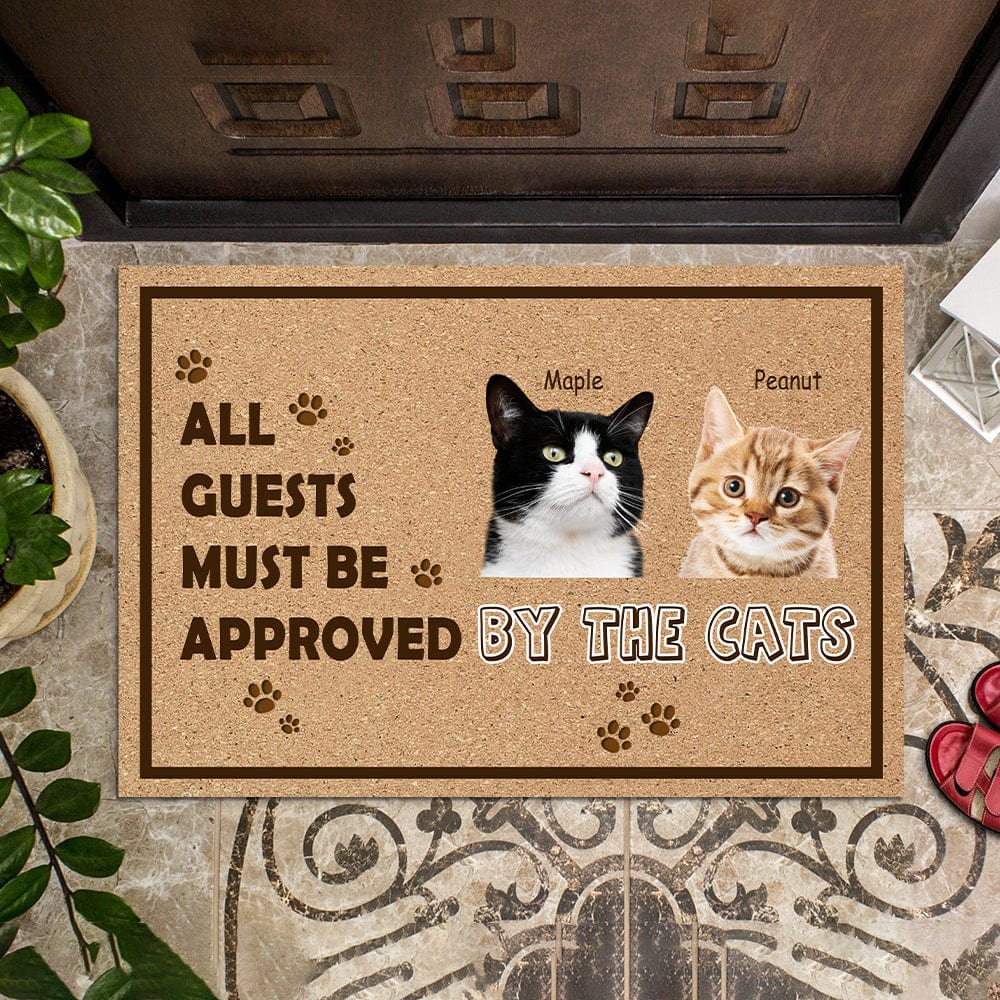 All Guests Must Be Approved For Cat Lovers Doormat TA29 889384 - Image 4