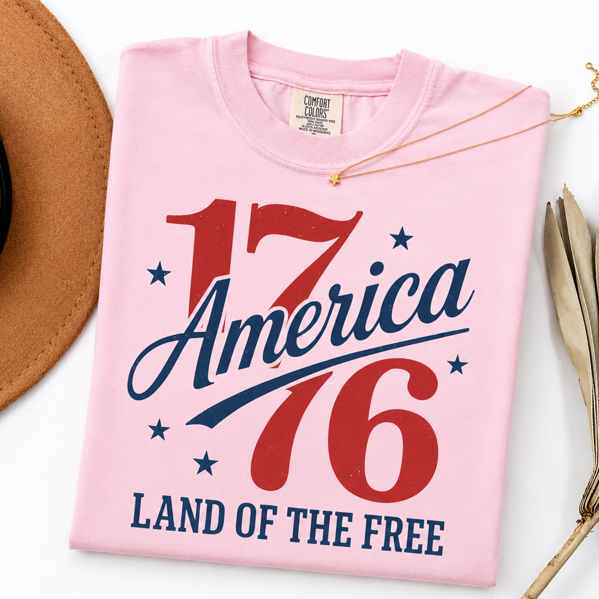 America 1776 Land Of The Free Patriotic Comfort Shirt HO82 902752 - Image 4