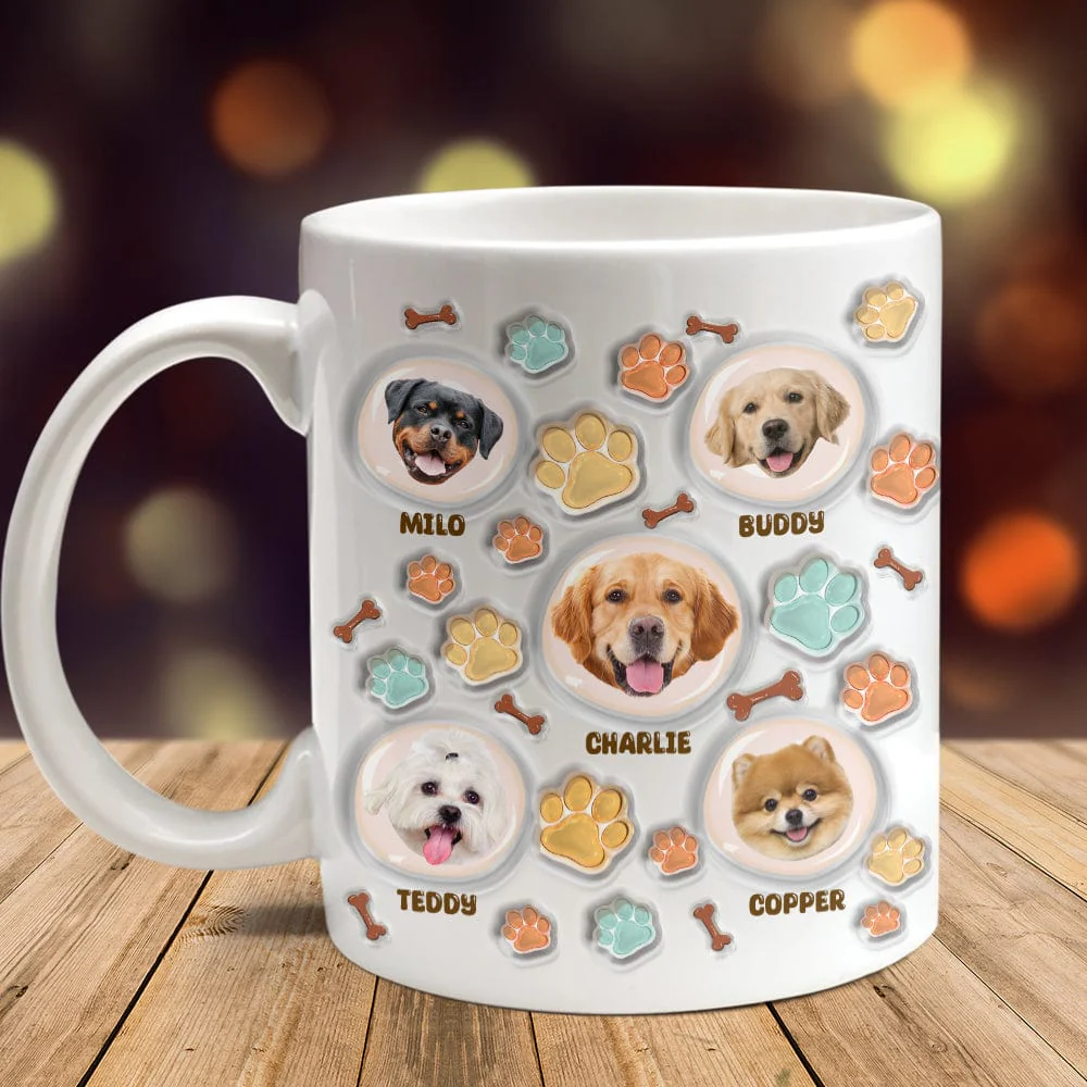 Custom Photo Best Dog Cat Dad With 3D Inflated Effect Mug TA29 890014 - Image 6