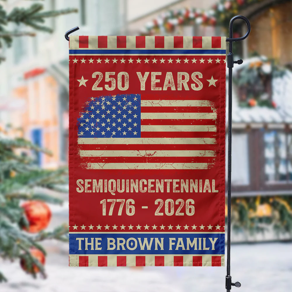 Celebrate 250th Anniversary United States Semiquincentennial Garden Flag Gift for Family HO82 894770 - Image 3