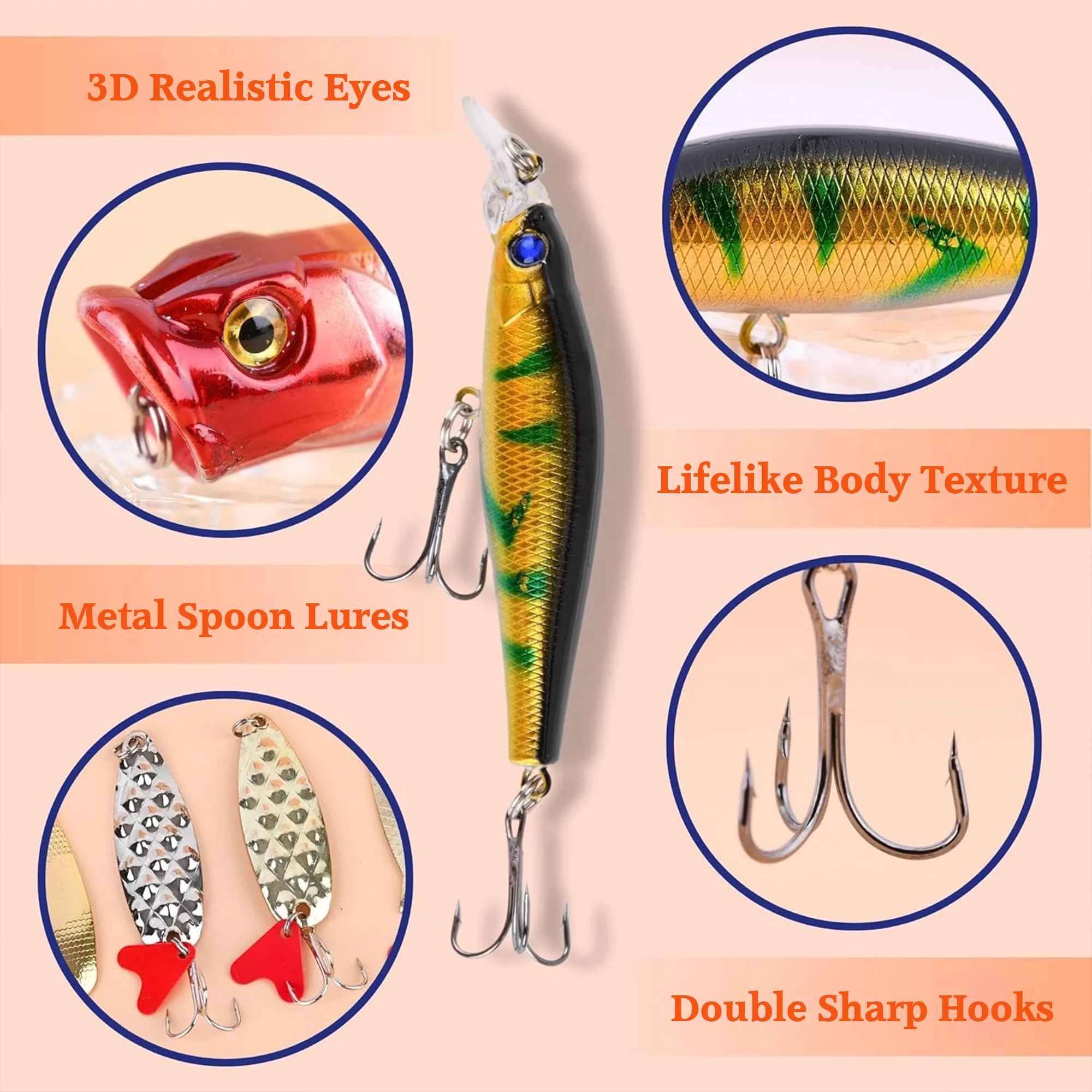Christmas Countdown - 24 Days Fishing Advent Calendar Gift For Fishing Lovers HO82 900528 - Image 6