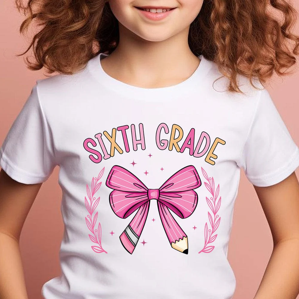 Coquette Pencil Back To School Kid Size Shirt Personalized Gift HO82 891186 - Image 3