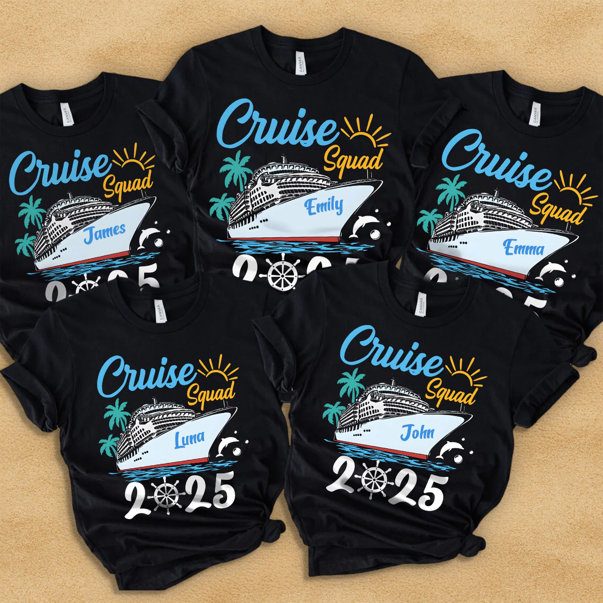 Custom Cruise Squad 2025 Funny Group Matching Family Shirt HO82 894876 - Image 2