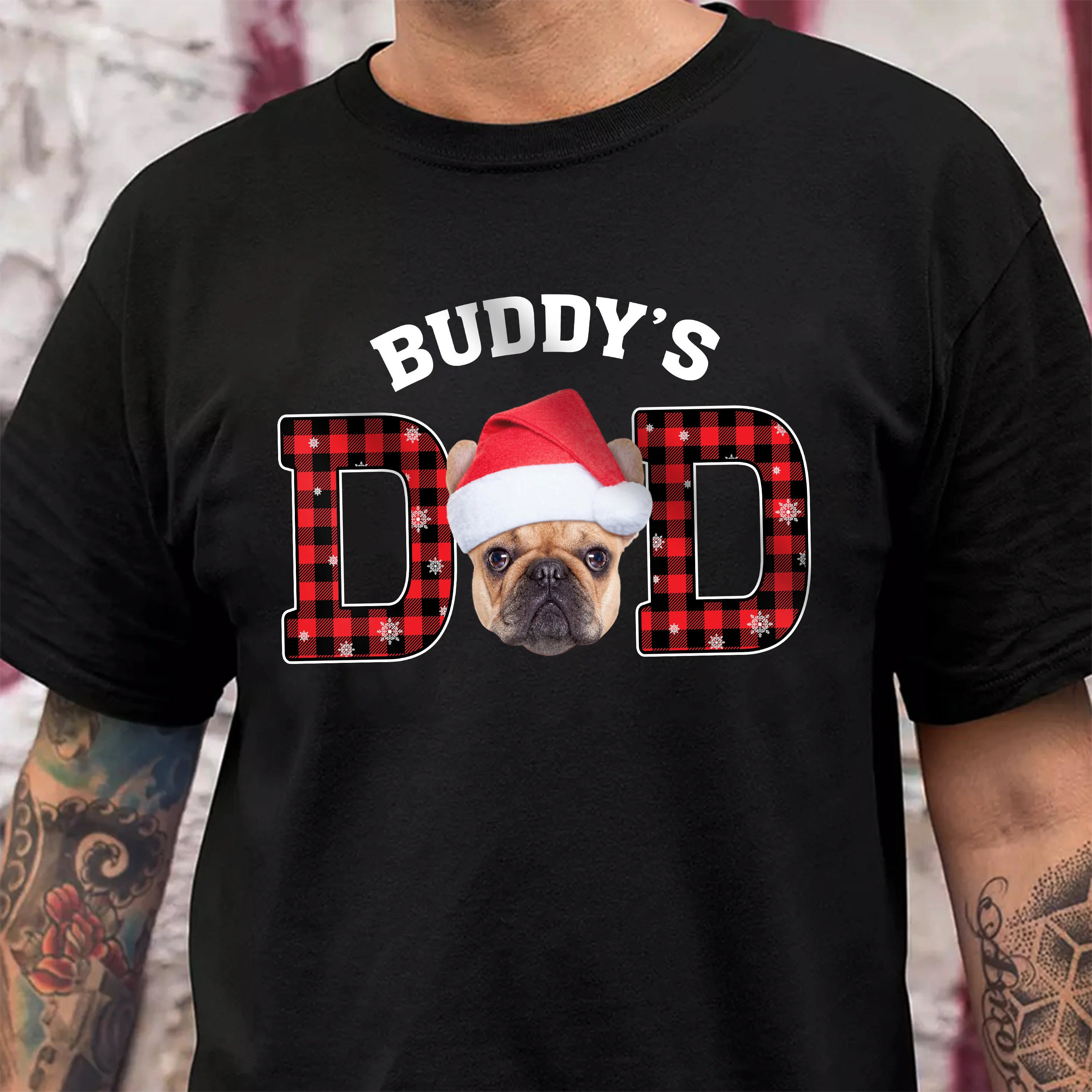 Custom Dog Cat Face Dark Shirt Christmas Gift For Dog Cat Lovers HO82 894398 - Image 4