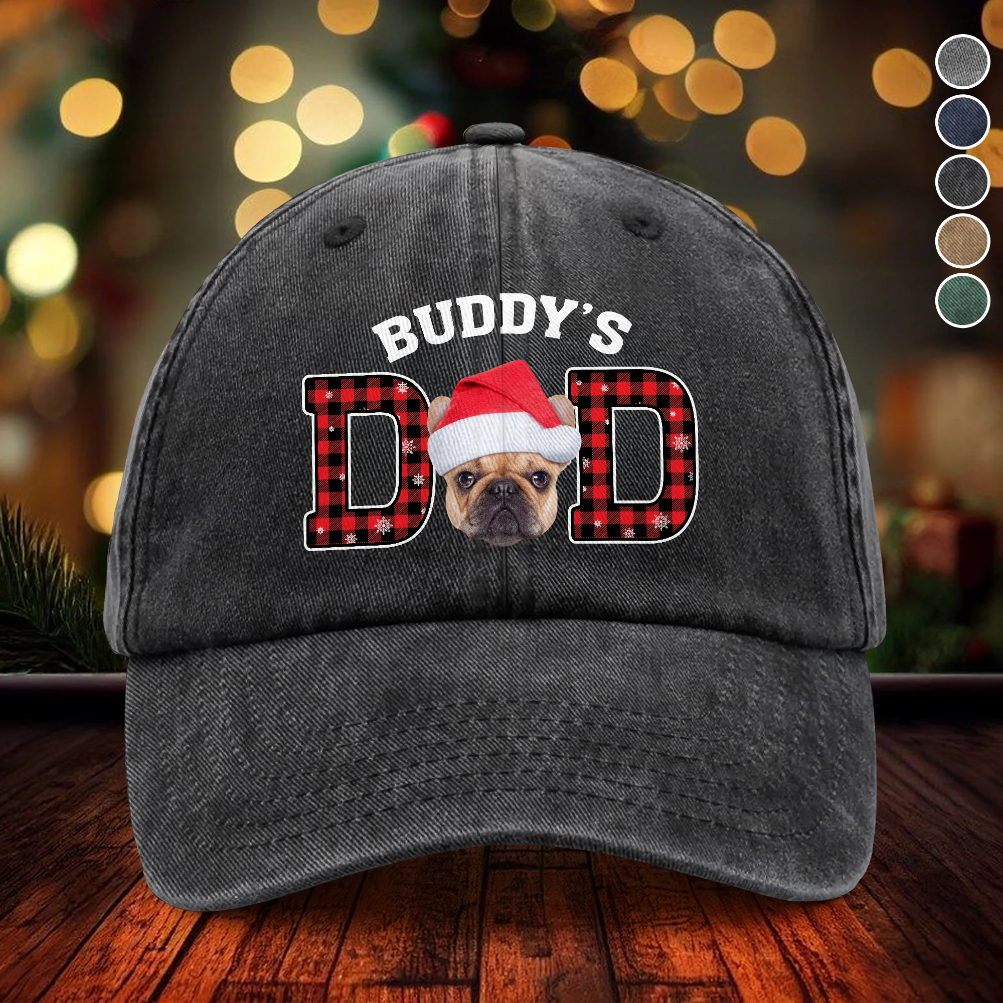 Custom Dog Cat Face Washed Denim Baseball Cap Christmas Gift For Dad Mom HO82 894400 - Image 8