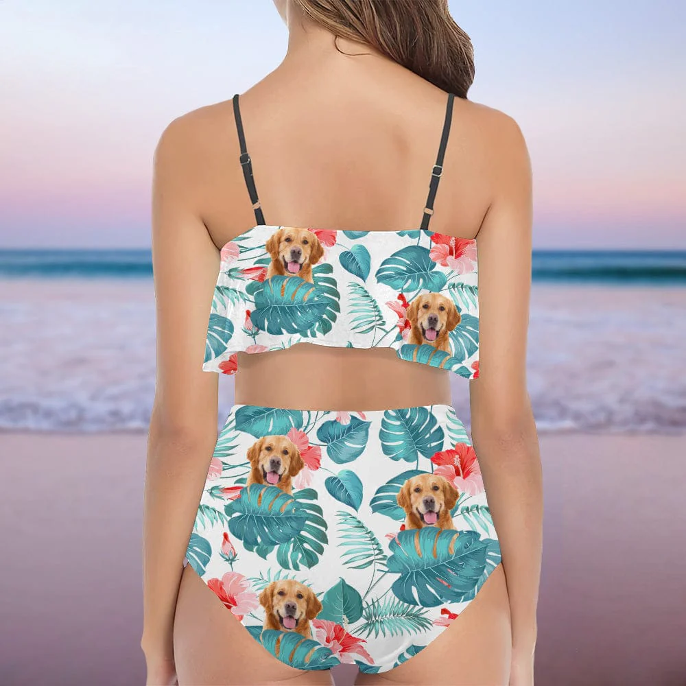 Custom Dog Photo Bikini Swimsuit TA29 889316 - Image 6