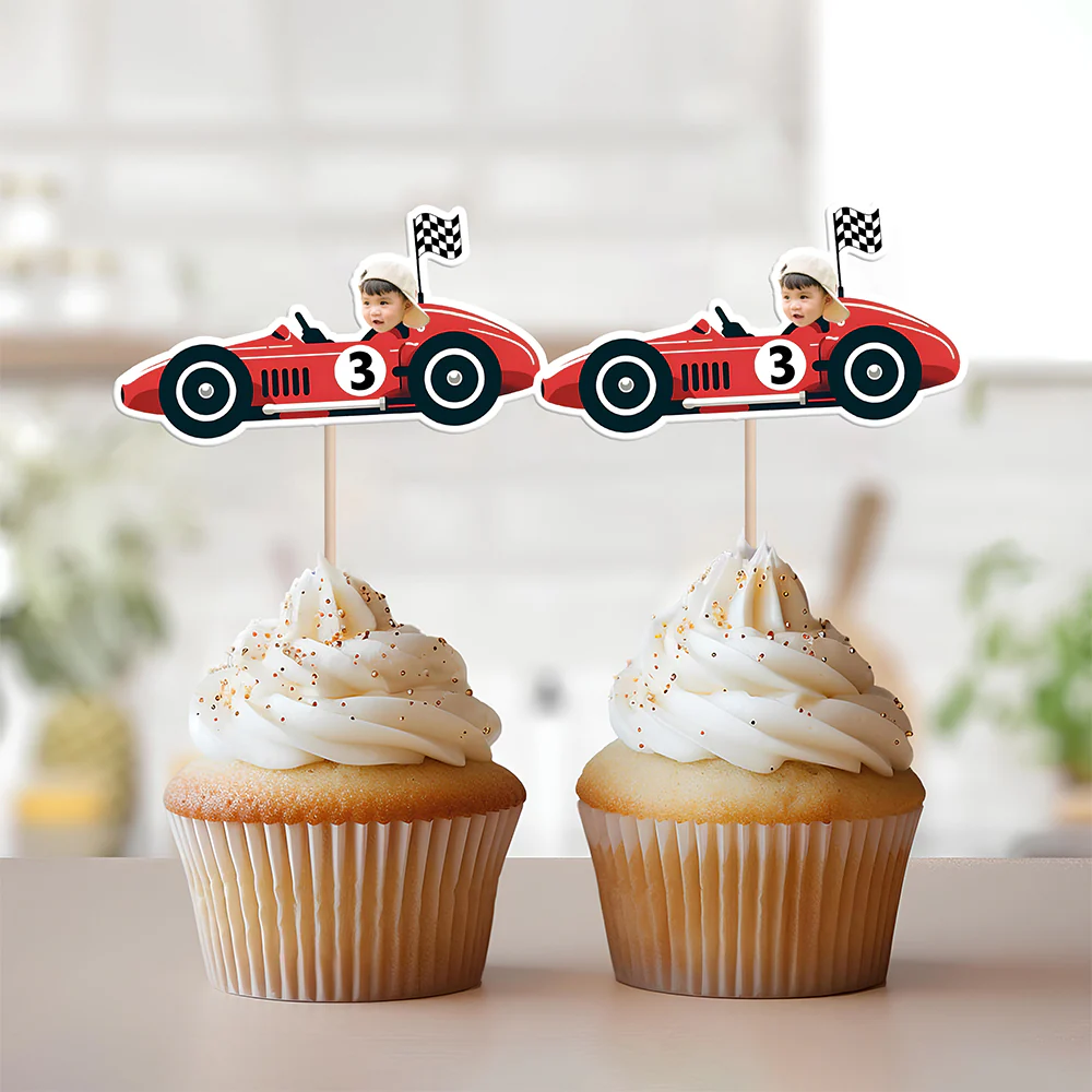 Custom Face Facing Party Cupcake Toppers Personalised Birthday Gift Party Decor HO82 893578 - Image 9