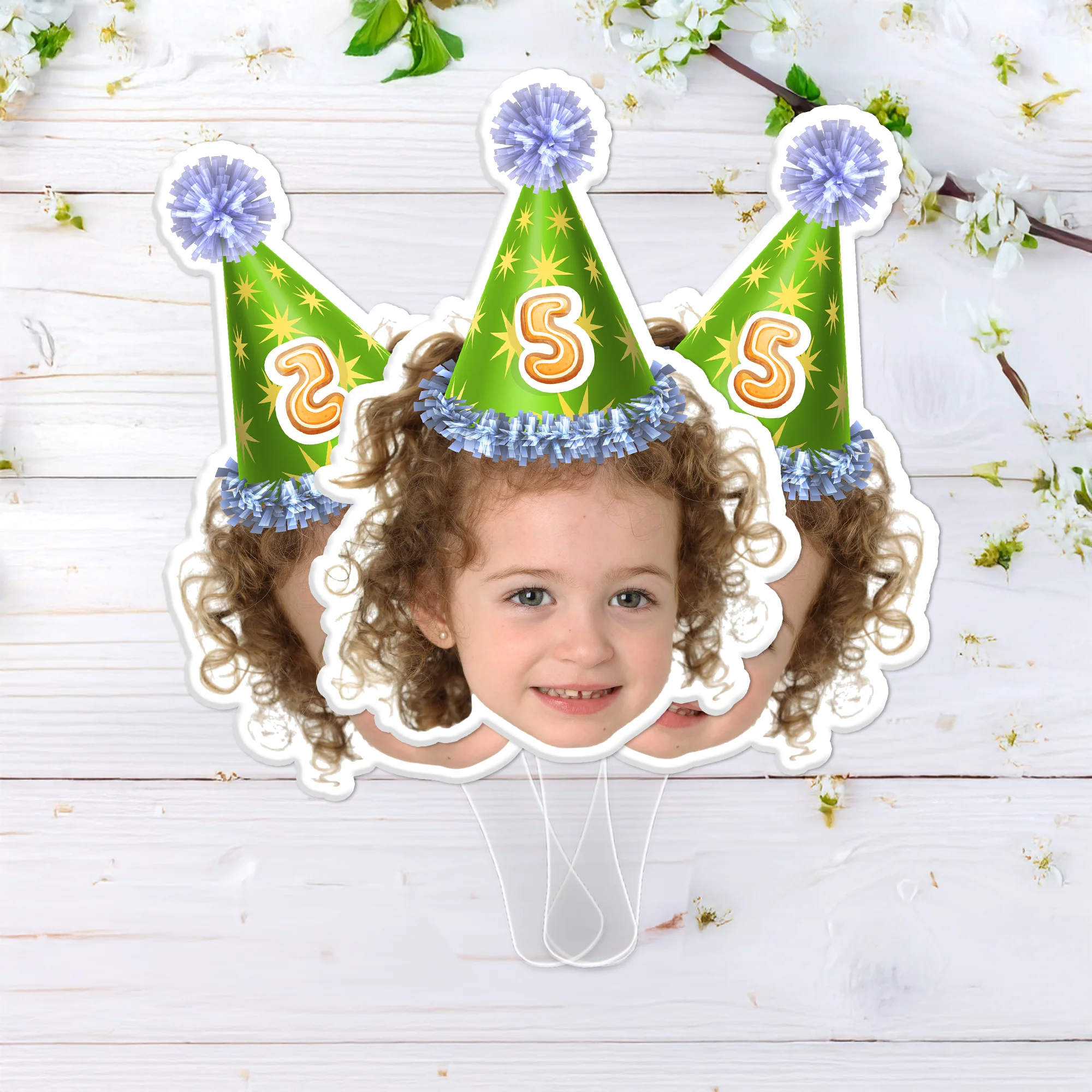 Custom Face Photo Fans Personalised Birthday Gift Party Decor HO82 893584 - Image 4