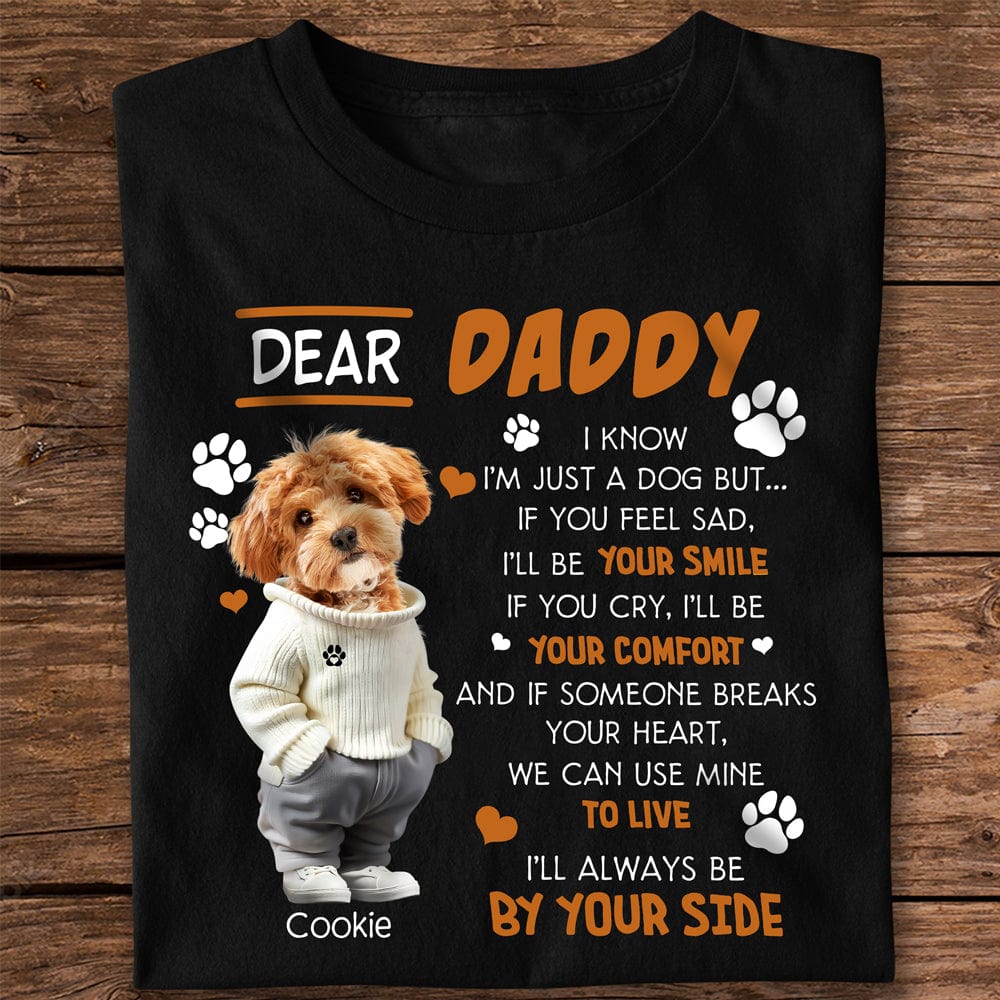 Custom Face Photo I‘ll Always Be By Your Side Dark Sweatshirt For Dog Lovers HO82 893480 - Image 3