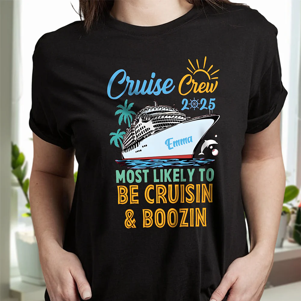 Custom Funny Cruise Crew Most Likely To Group Matching Family Shirt HO82 894874 - Image 3