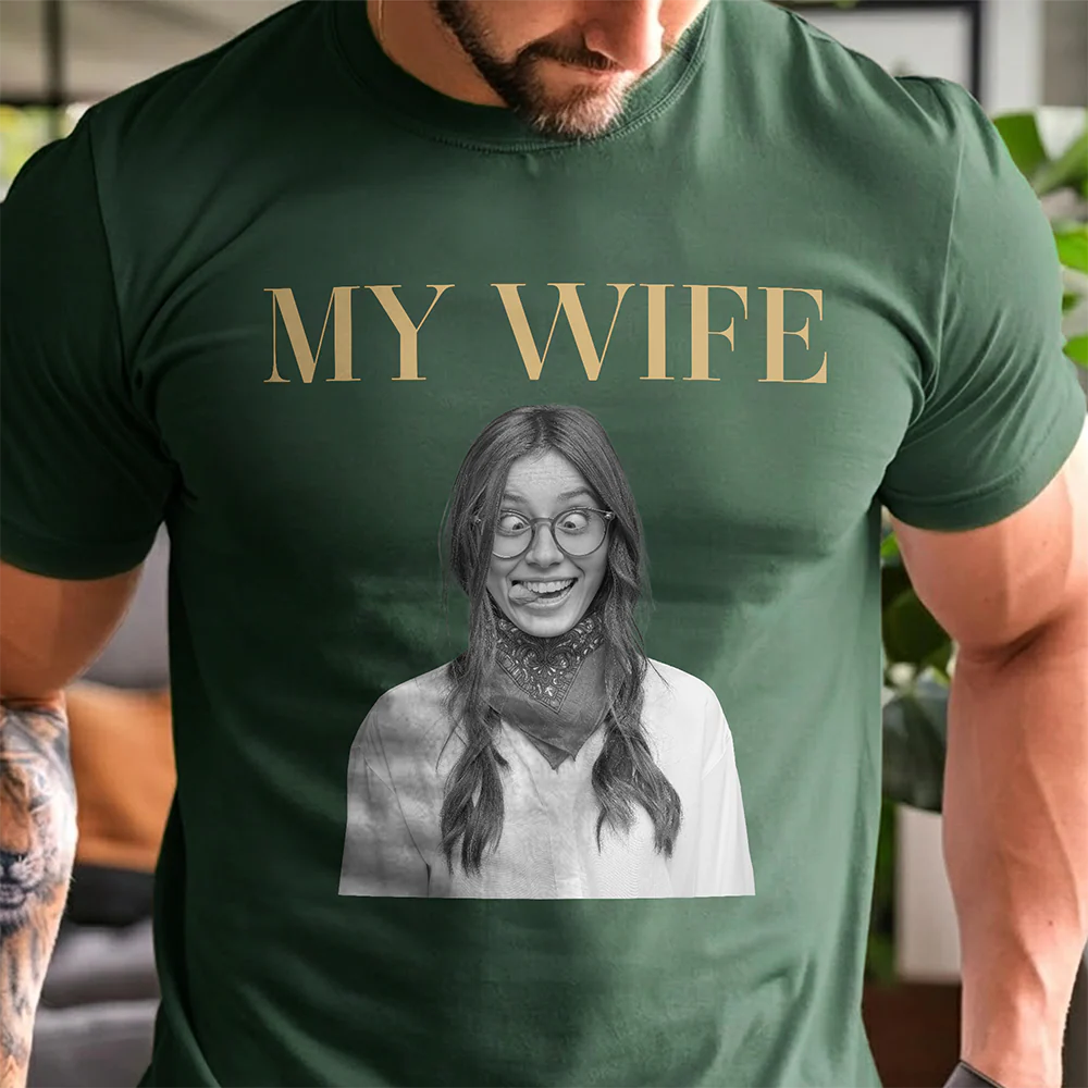 Custom Funny Photo My Wife My Husband Family Comfort Shirt - Gift For Family, Couple, Wife, Husband HO82 903028 - Image 10